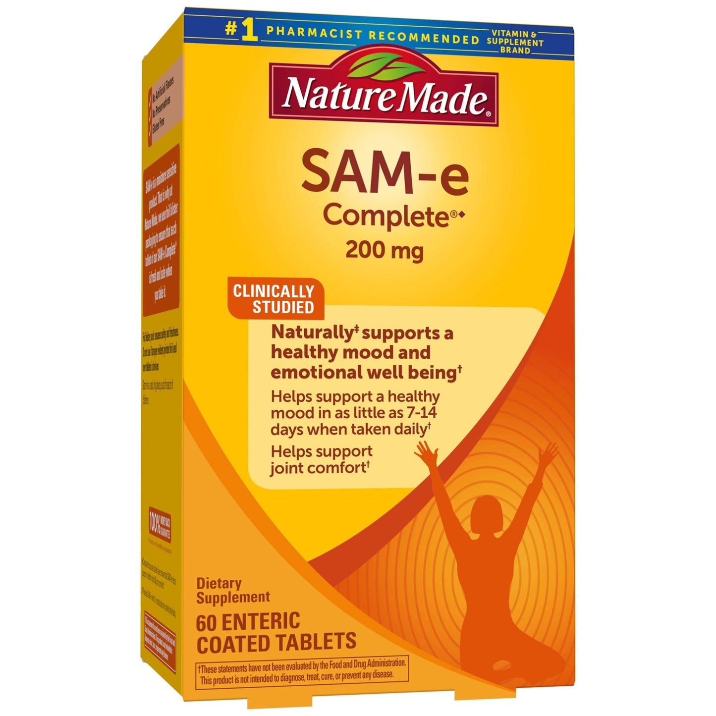 Nature Made SAM-e Complete 200 mg Tablets, 60 Count