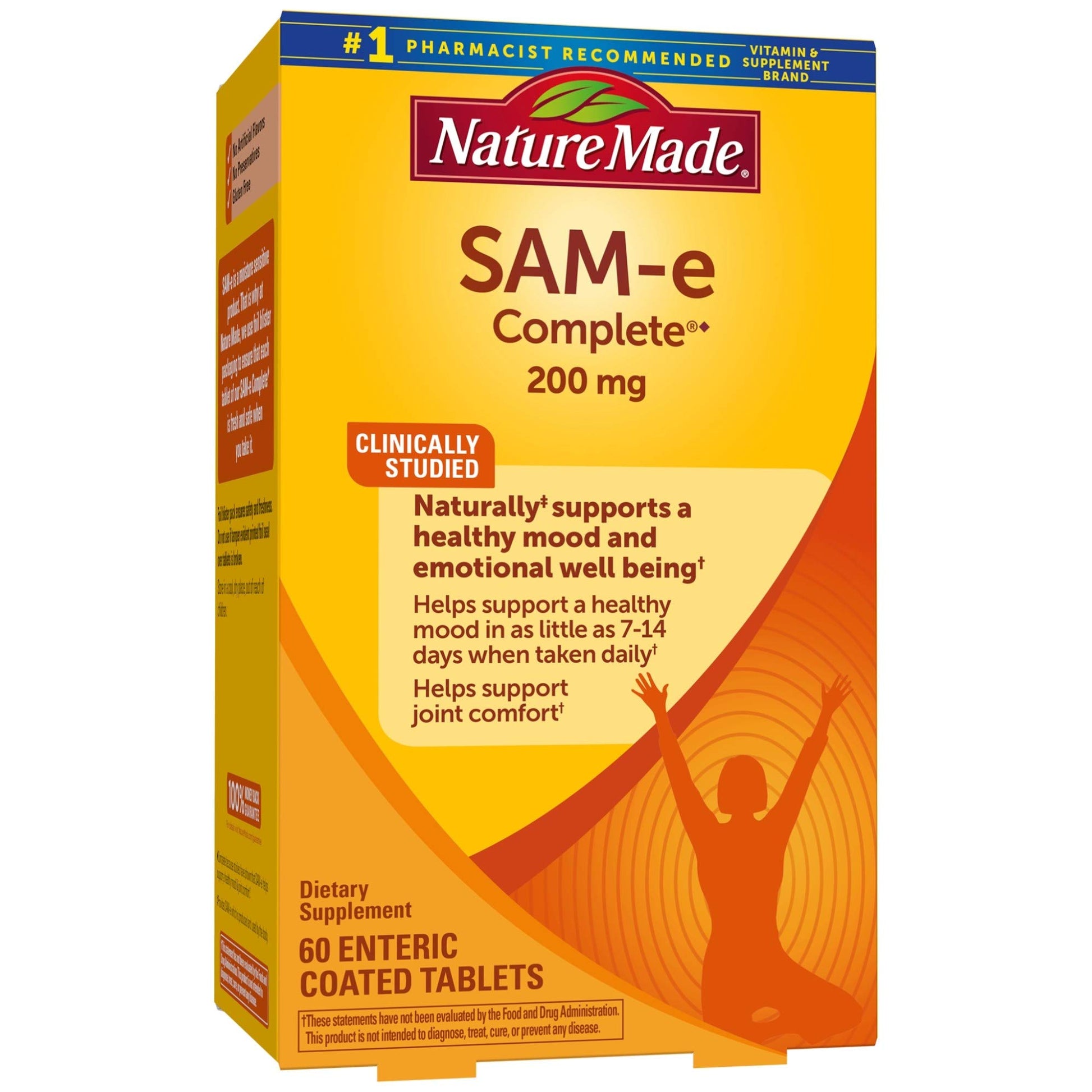 Nature Made SAM-e Complete 200 mg Tablets, 60 Count