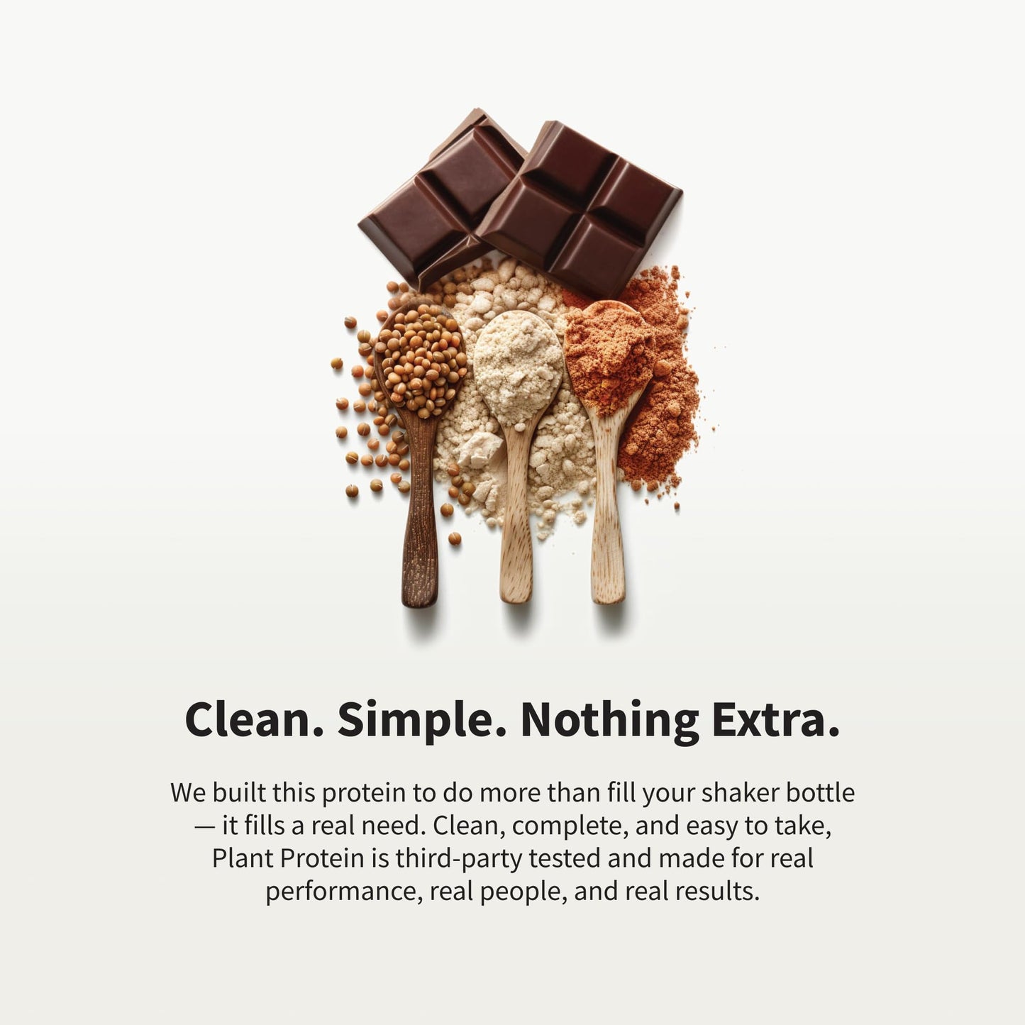 Snap Supplements Plant Based Vegan Protein Powder Chocolate, 30 Servings