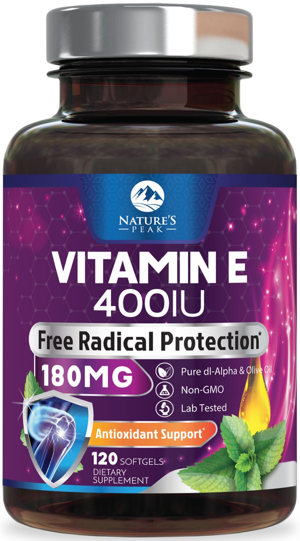 Nature's Peak Vitamin E 180 mg DL-Alpha Softgels 120