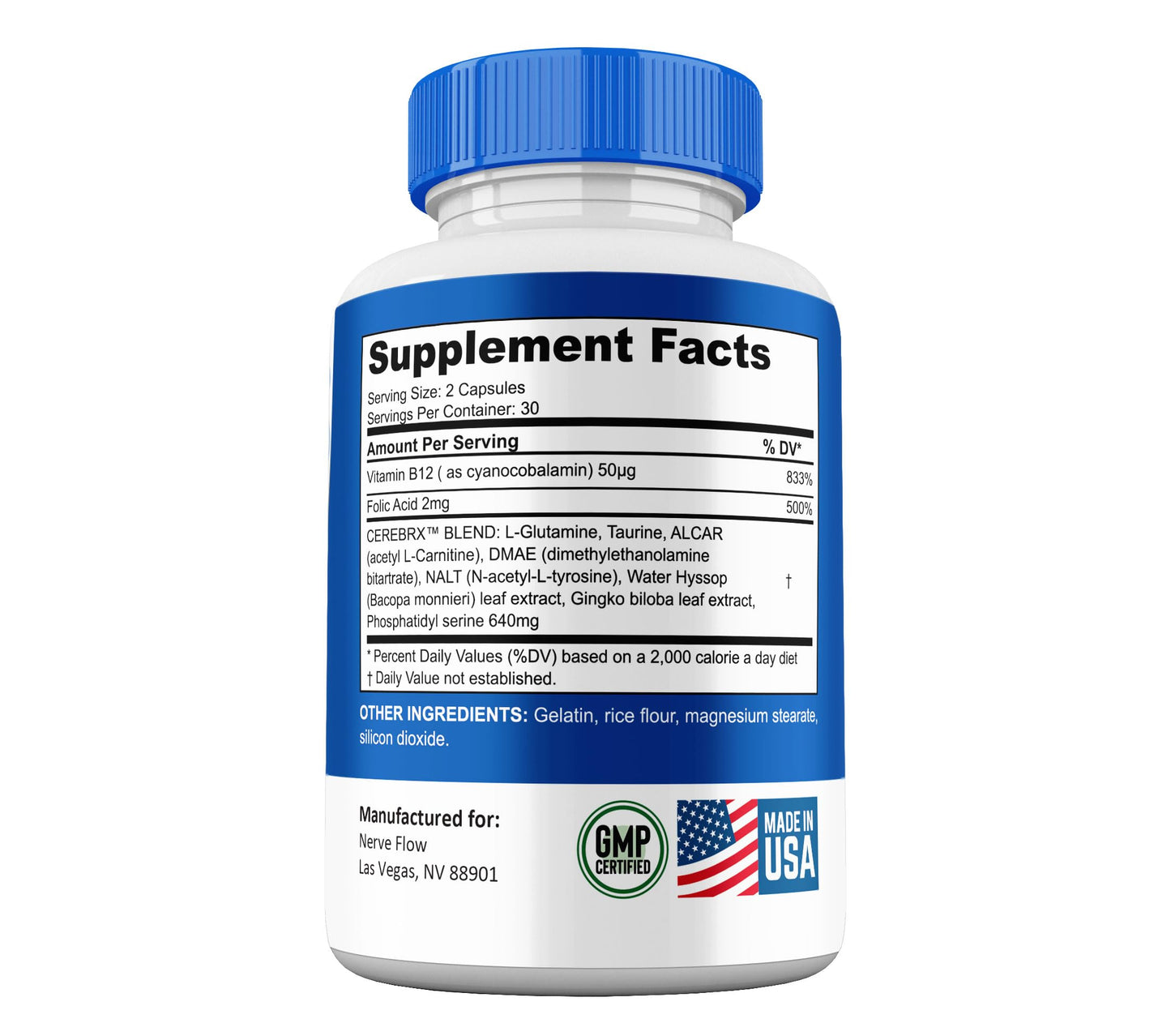 Gold Nutra Nerve Flow Capsule, 1 Count