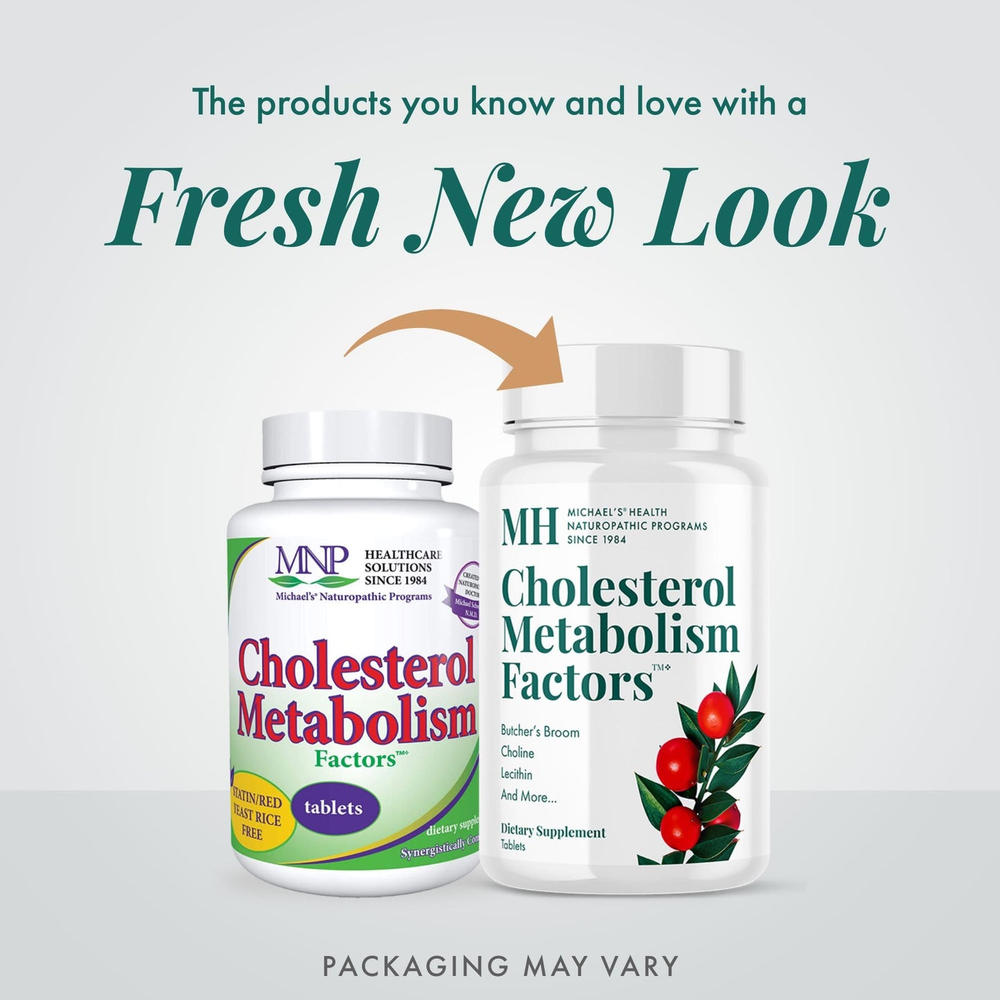 MICHAEL'S Health Naturopathic Programs Cholesterol Metabolism Factors 180 Tablets