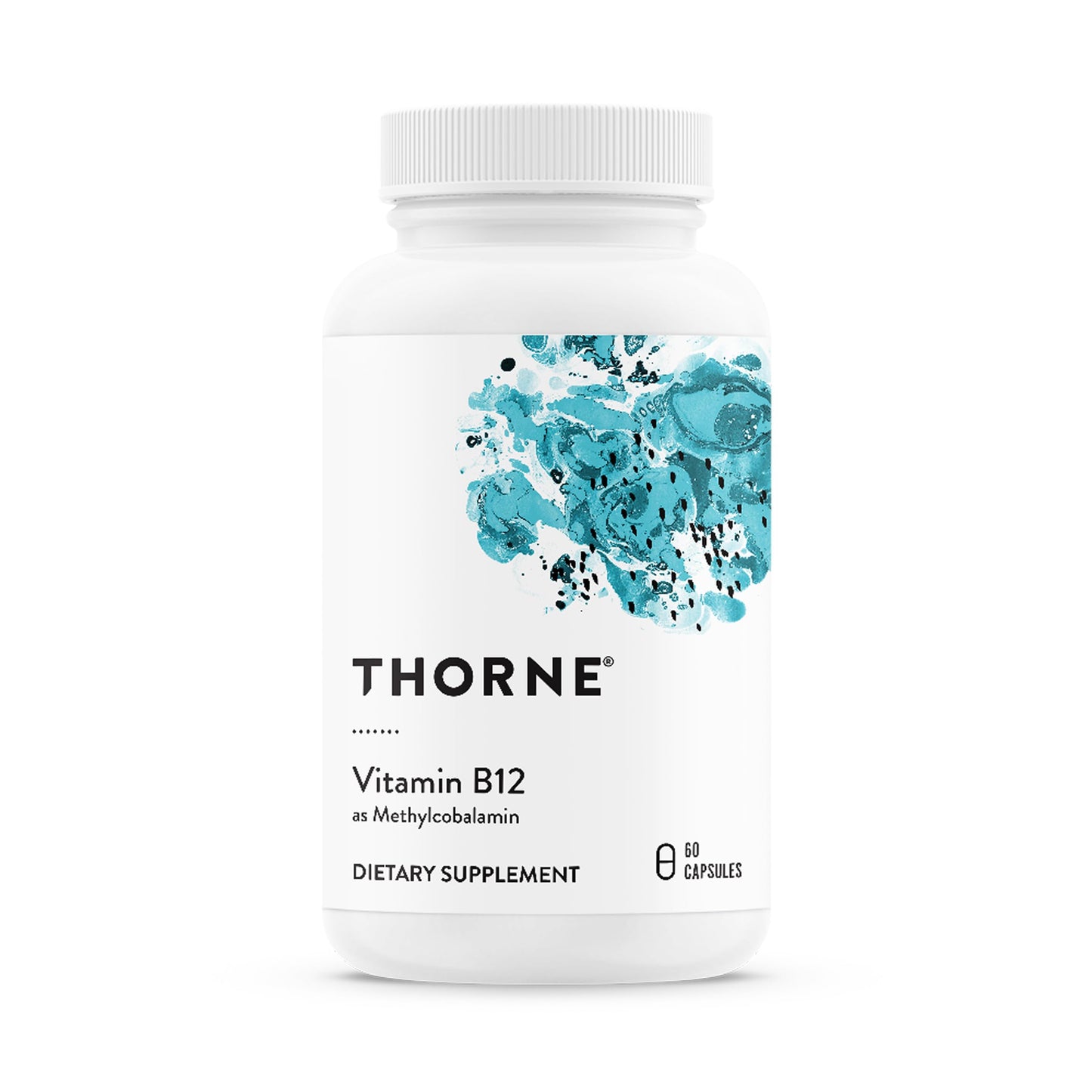 THORNE Vitamin B12 1,000 mcg Active Methylcobalamin, 60 Capsules