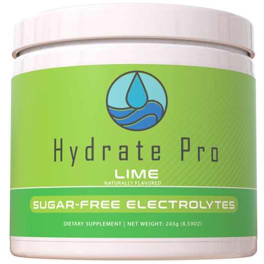 Hydrate Pro Clinical-Grade Electrolyte Powder, 7.9 Ounces