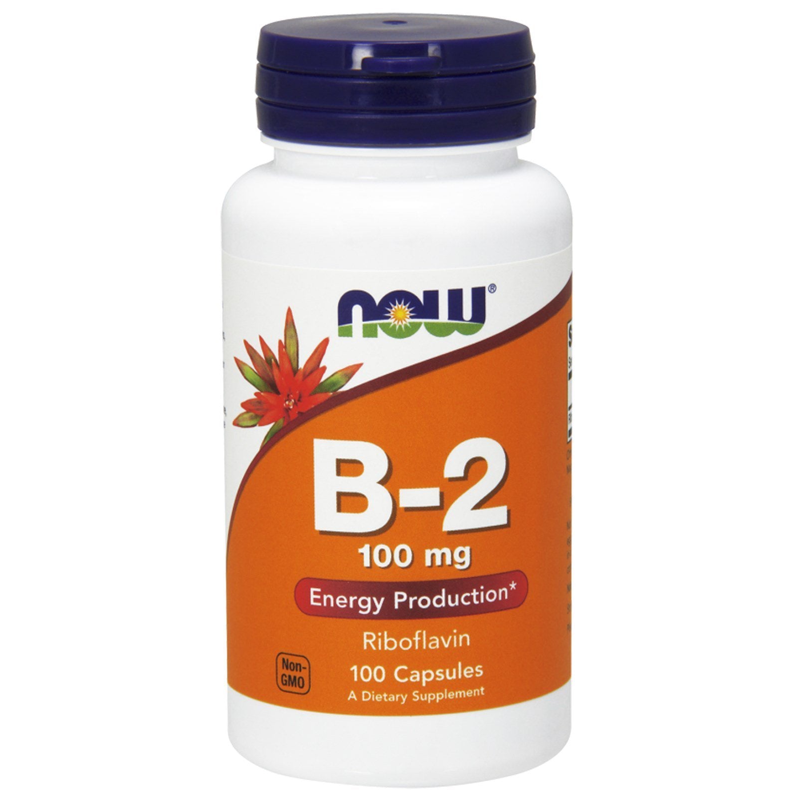 NOW Foods Vitamin B-2 (Riboflavin) 100 mg, 300 Capsules