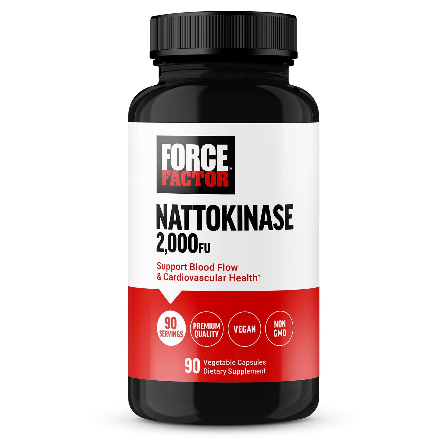 Force Factor Nattokinase 2000 FU Capsules, 90 Capsules