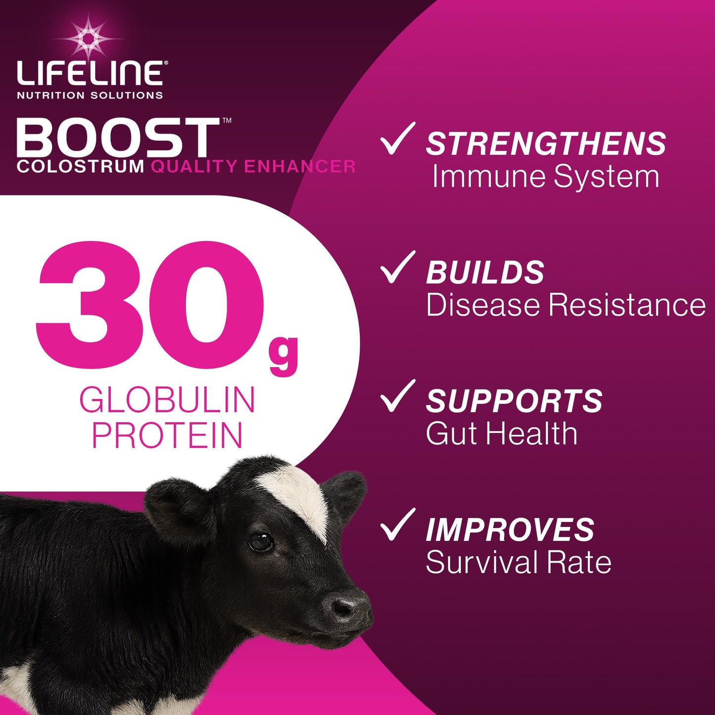 ANNUSO LIFELINE Boost Maternal Colostrum Booster for Calves Powder, 192