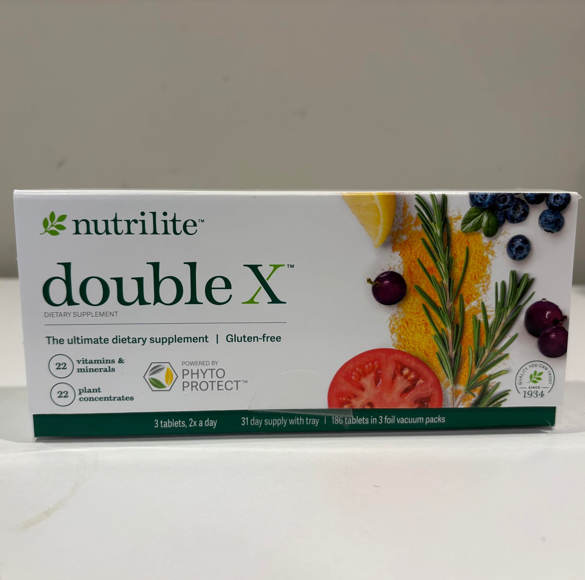 Amway Nutrilite Double X Vitamin Mineral and Phytonutrient Capsules, 1 Capsule
