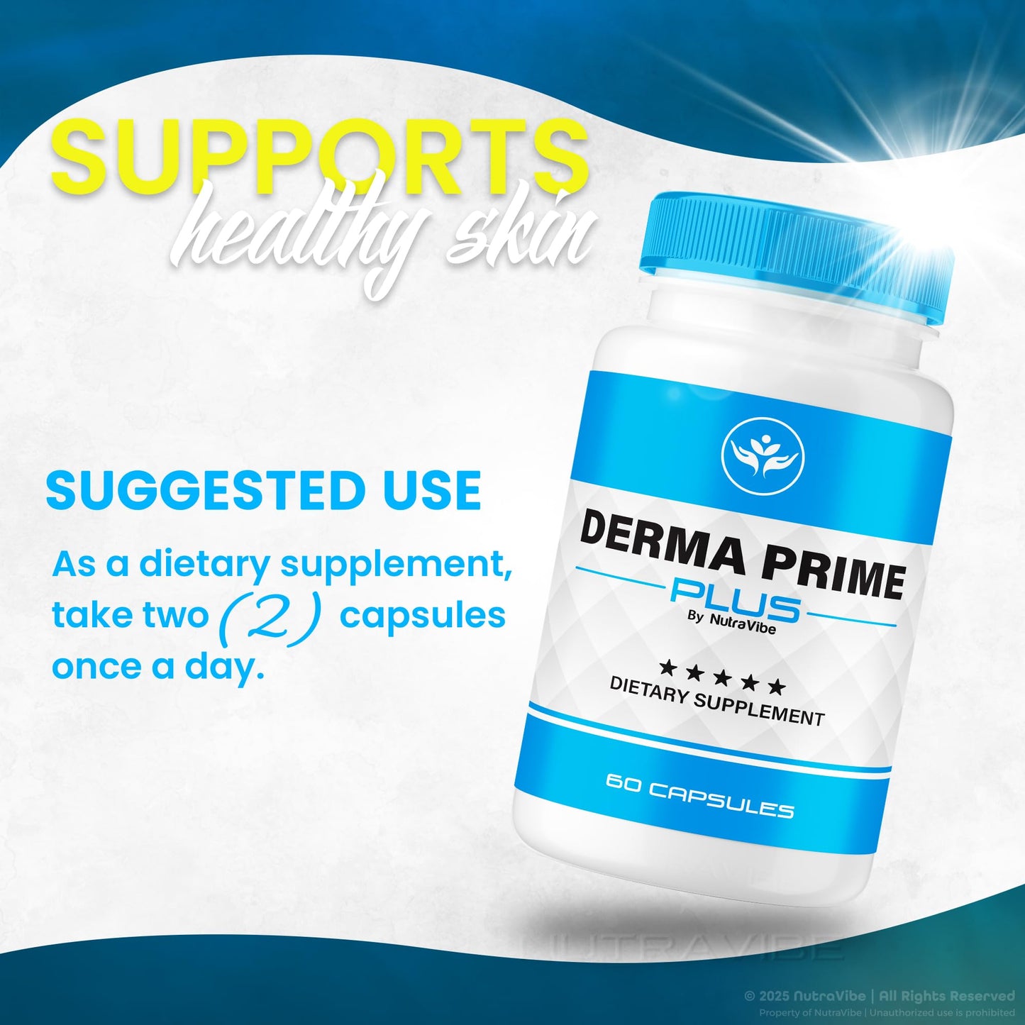 NutraRize Derma Prime Plus Capsules 180