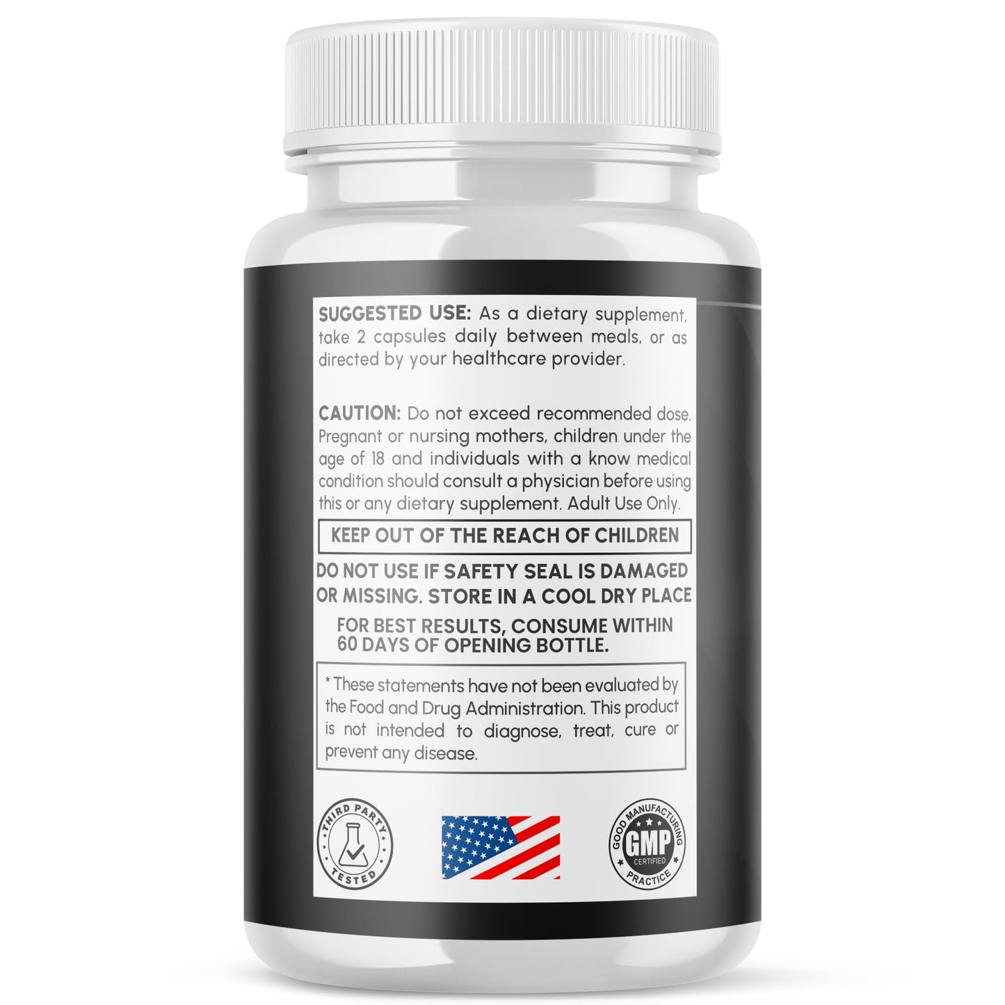 MJO Alpha Rock Male Performance Capsules, 300 Capsules
