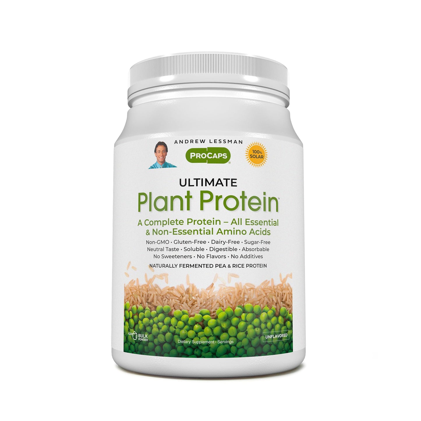 ANDREW LESSMAN Ultimate Plant Protein Powder, 13 oz