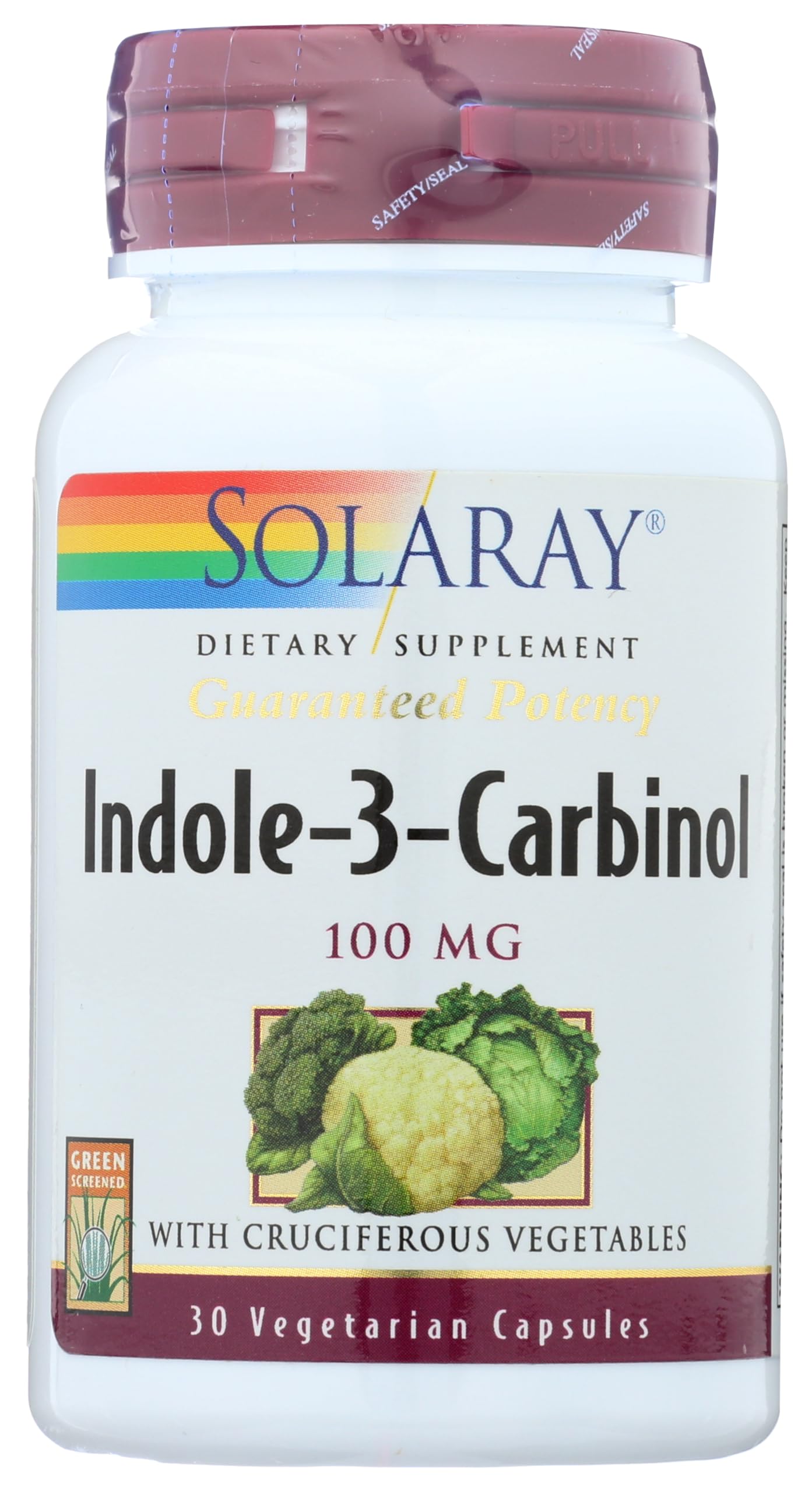 Solaray Indole-3-Carbinol 100 mg, 30 Capsules