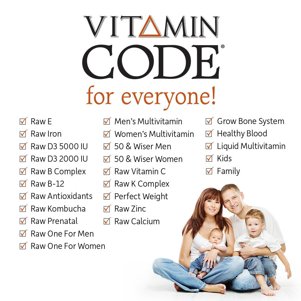 Garden Life Supplements Vitamin Code Raw Iron Capsules 30
