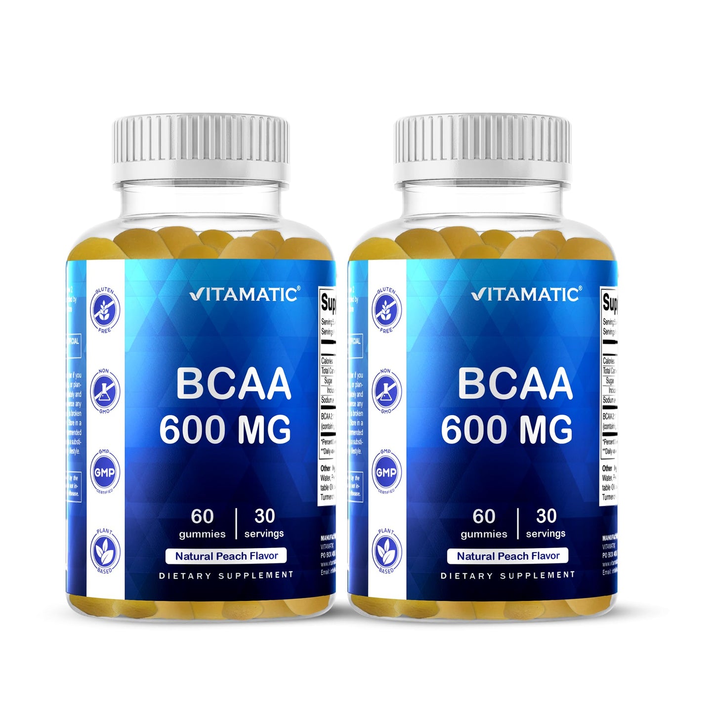 Vitamatic BCAA Gummies 60 Count