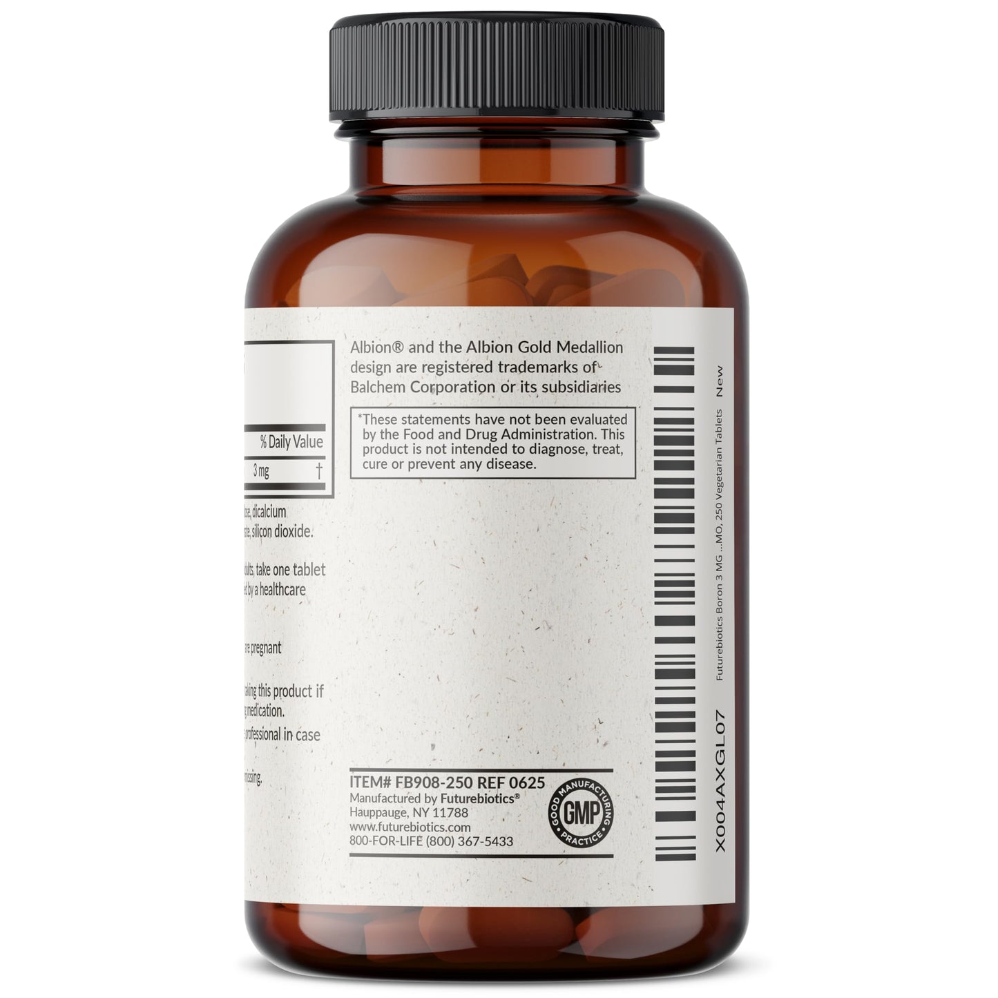 Futurebiotics Boron 3mg, 250 Tablets