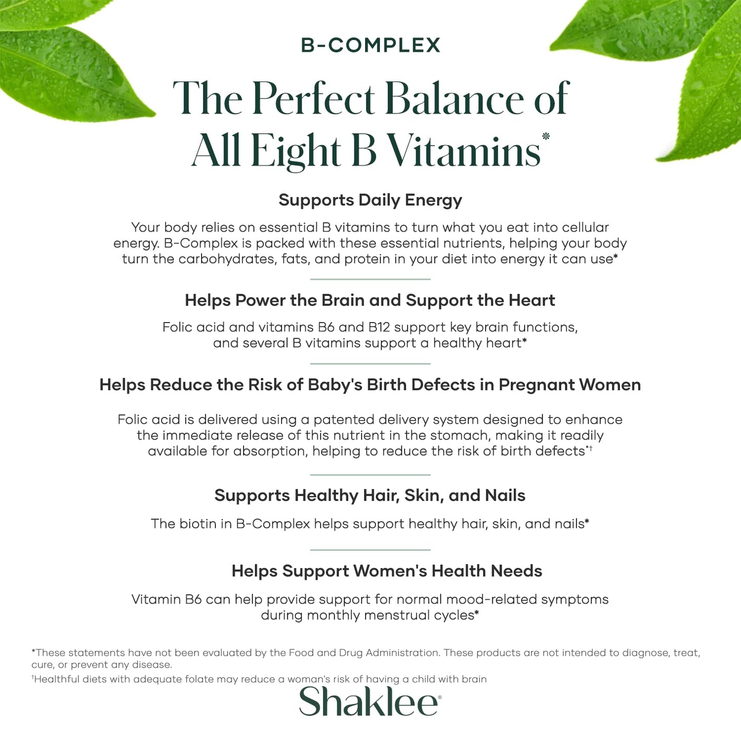 Shaklee B-Complex Bioactivated B Vitamins Tablet 1