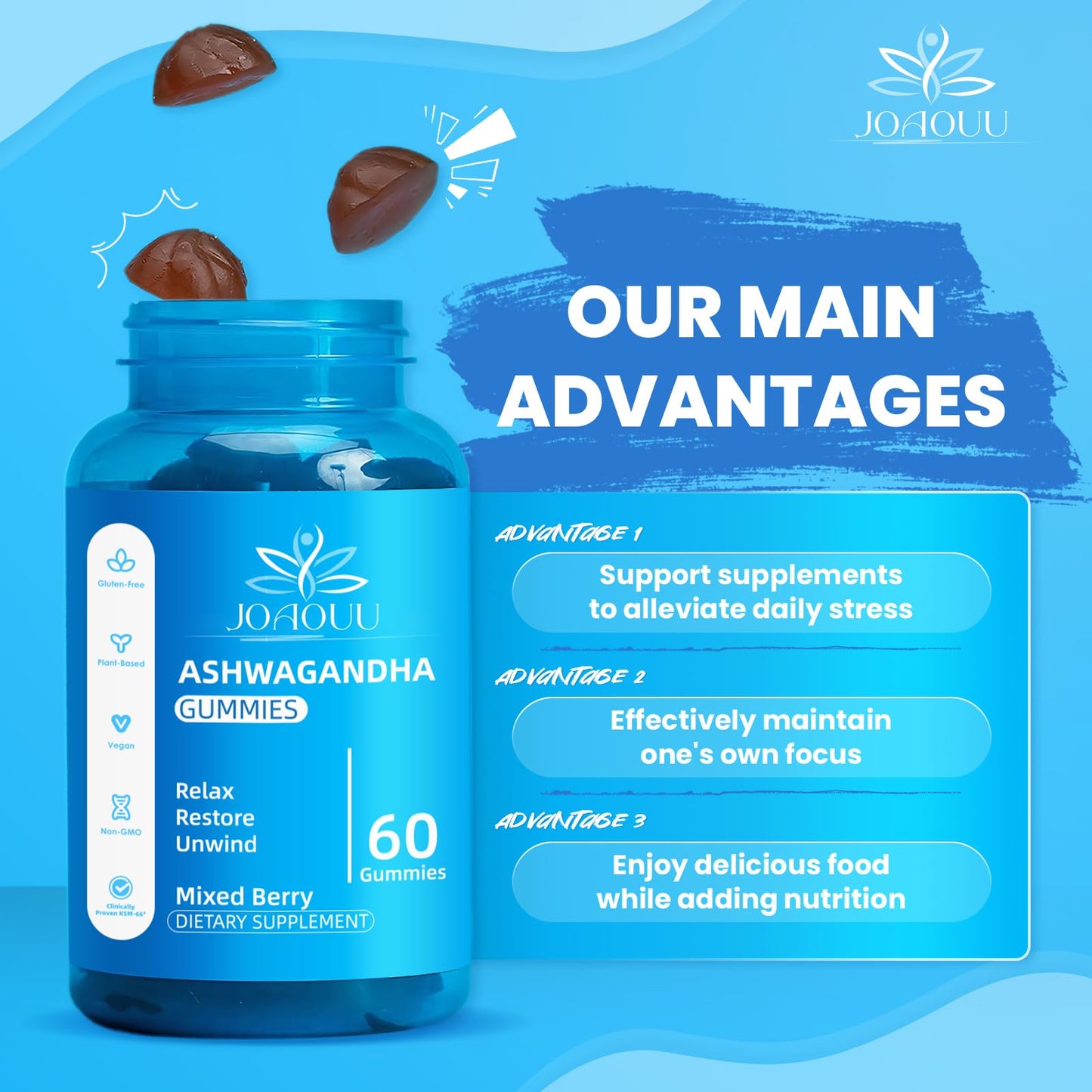 Joaouu Ashwagandha Capsule KSM-66 60 Capsules