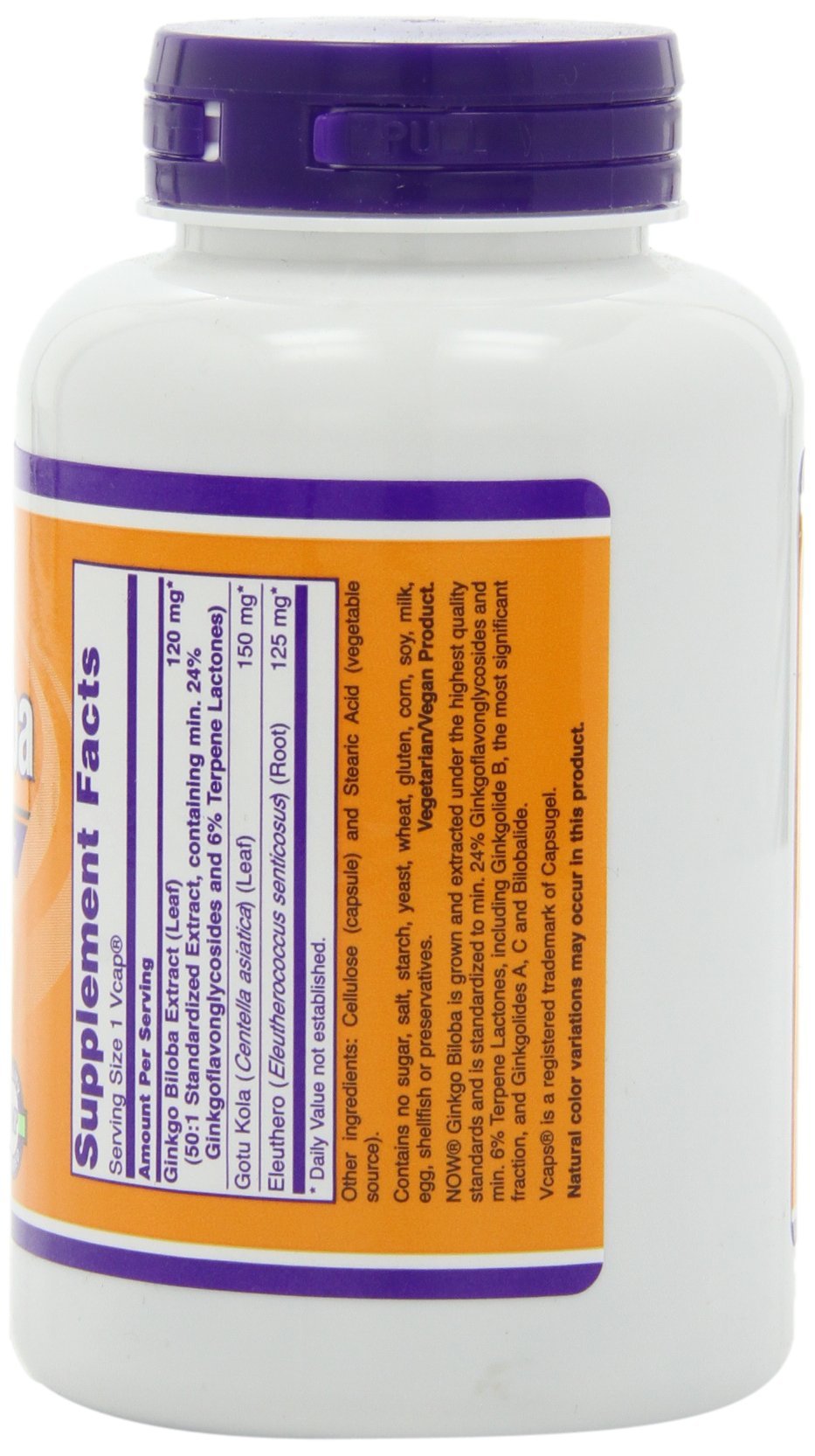 NOW Foods Ginkgo Biloba 120 mg Capsules 400 Capsules