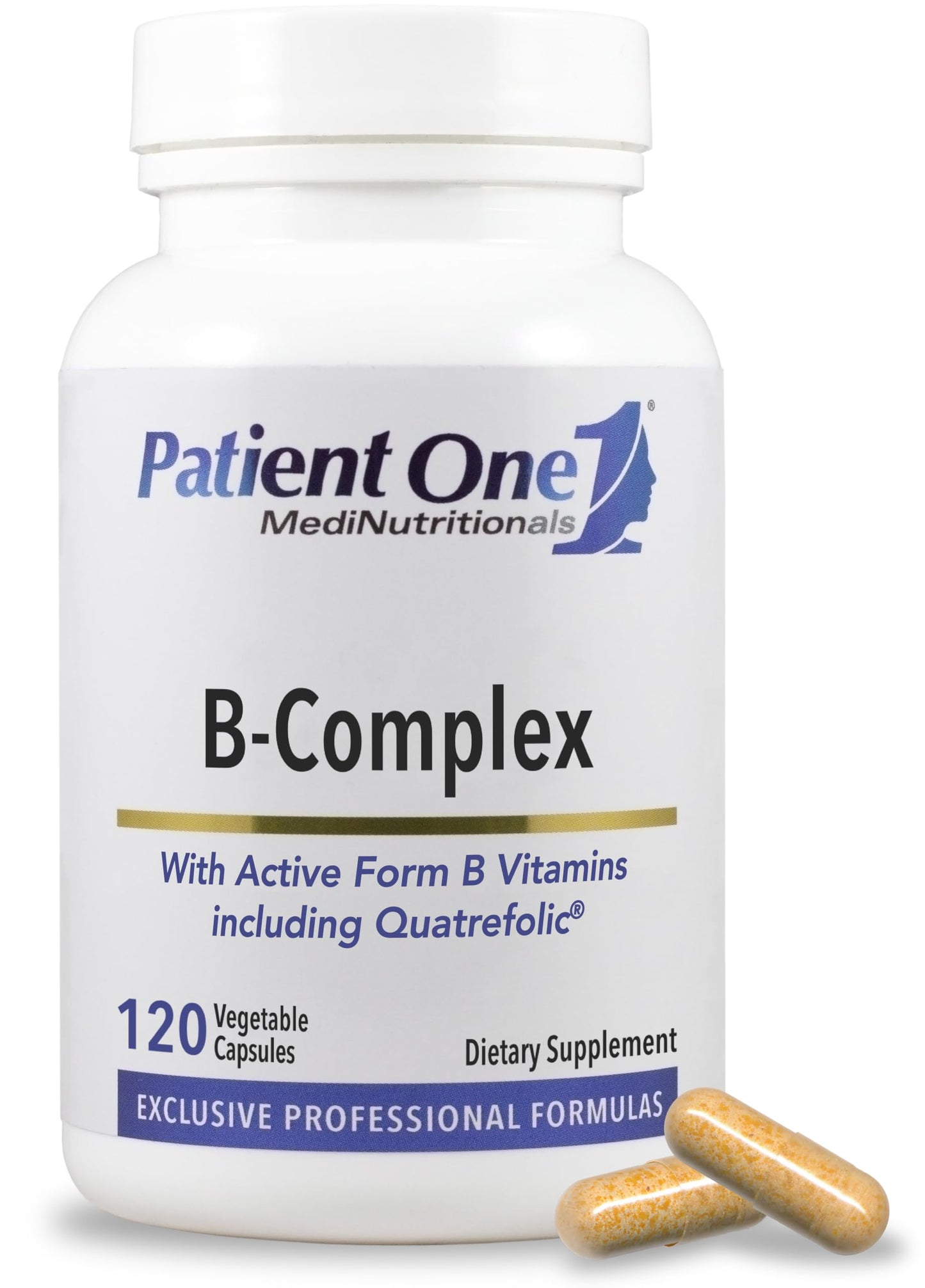 Patient One B-Complex Capsules, 120 Count