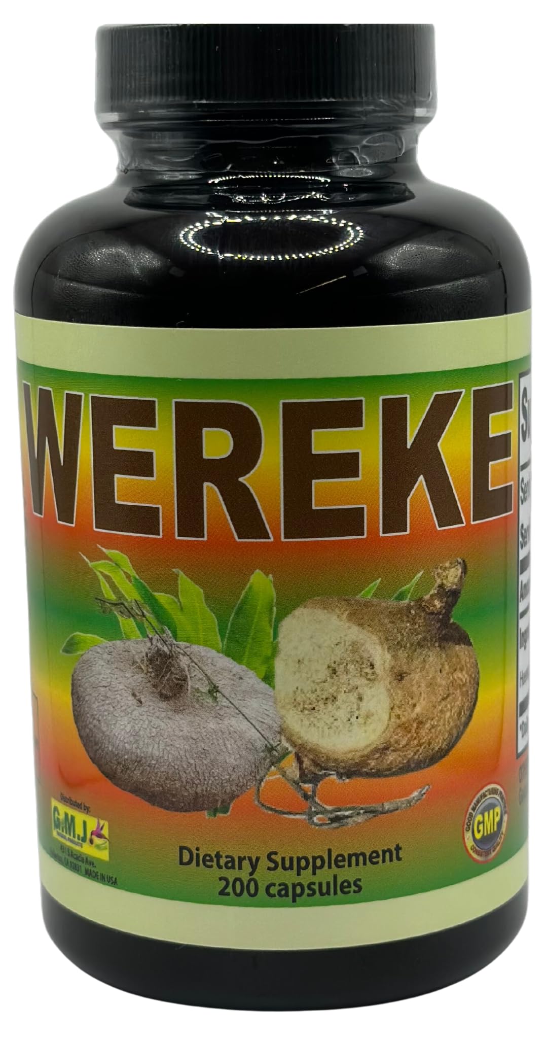 G.M.J WEREKE 200 Capsules (300 mg) Dietary Supplement