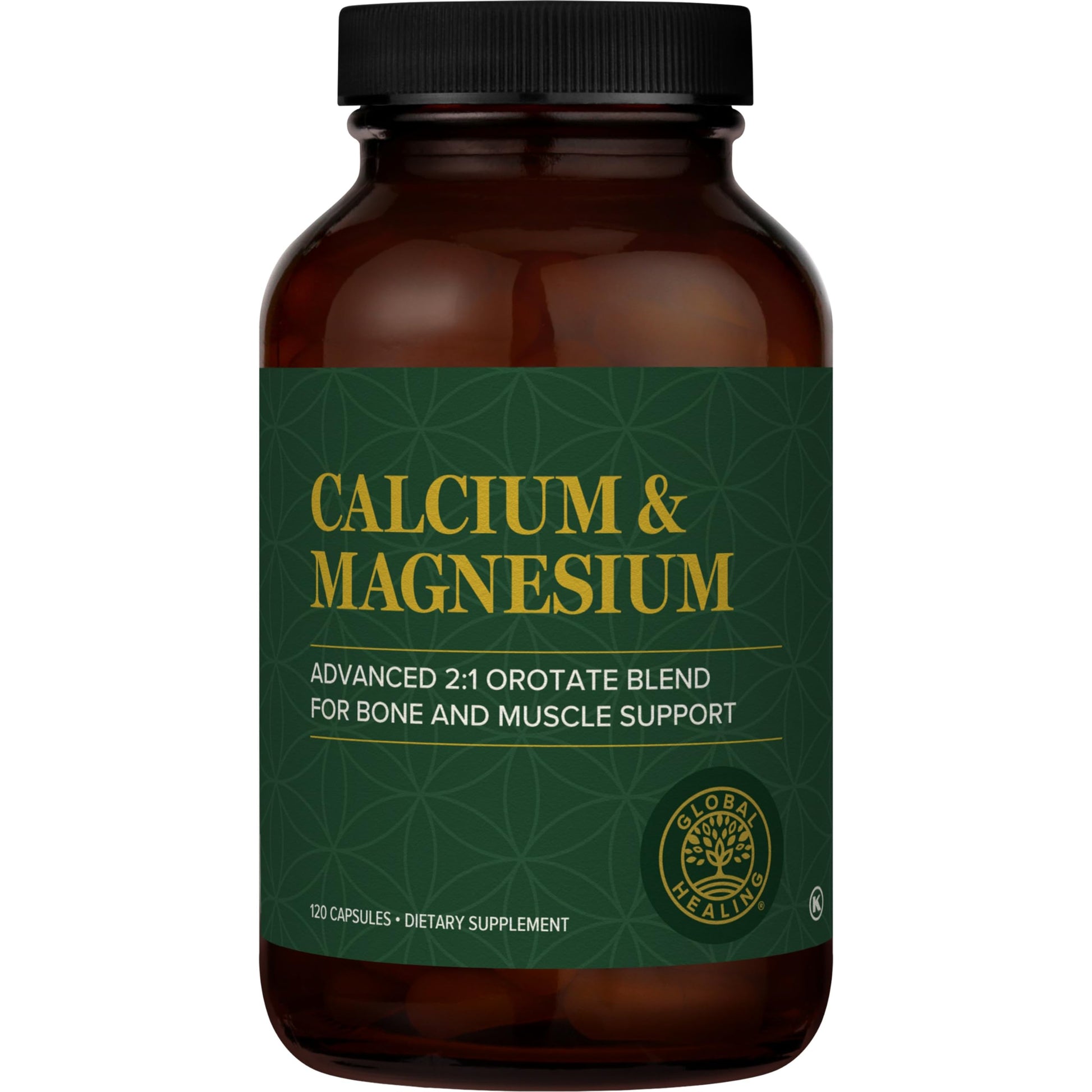 Global Healing Center Calcium and Magnesium Orotate 90 Capsules