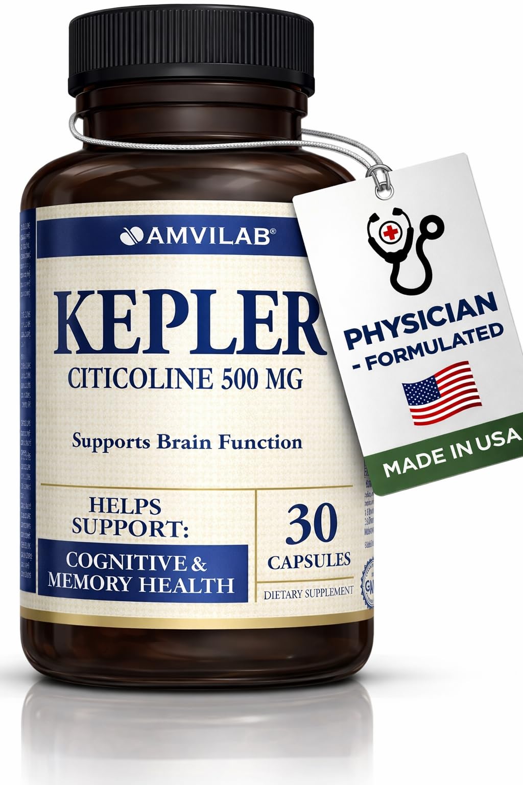 AMVILAB Kepler CDP-Choline Supplement Capsule 30 Capsules