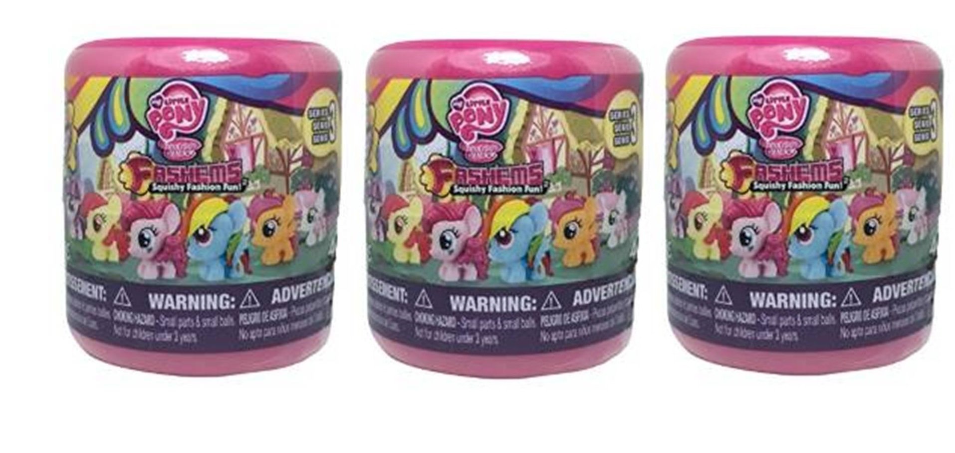 My Little Pony Fash'Ems Series 3 Blind Pack Capsule, 3 Pack