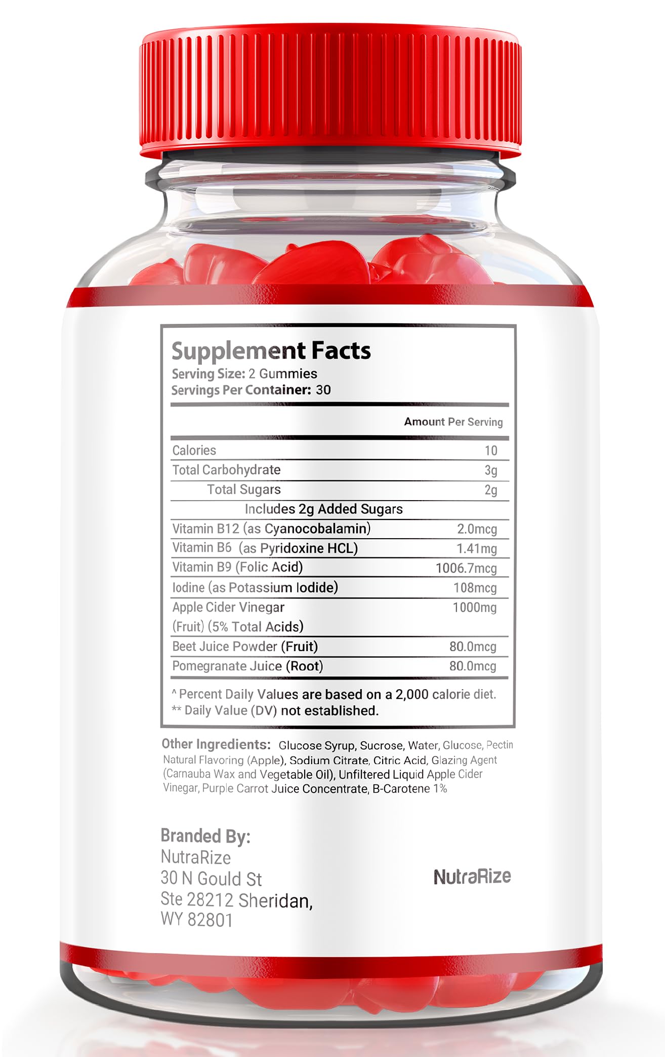 NutraRize True Keto ACV Gummies 120 Gummies