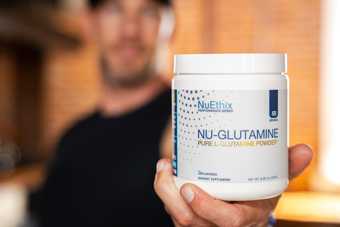 NuEthix Formulations Nu-Glutamine Pure L-Glutamine Powder, 50 Servings