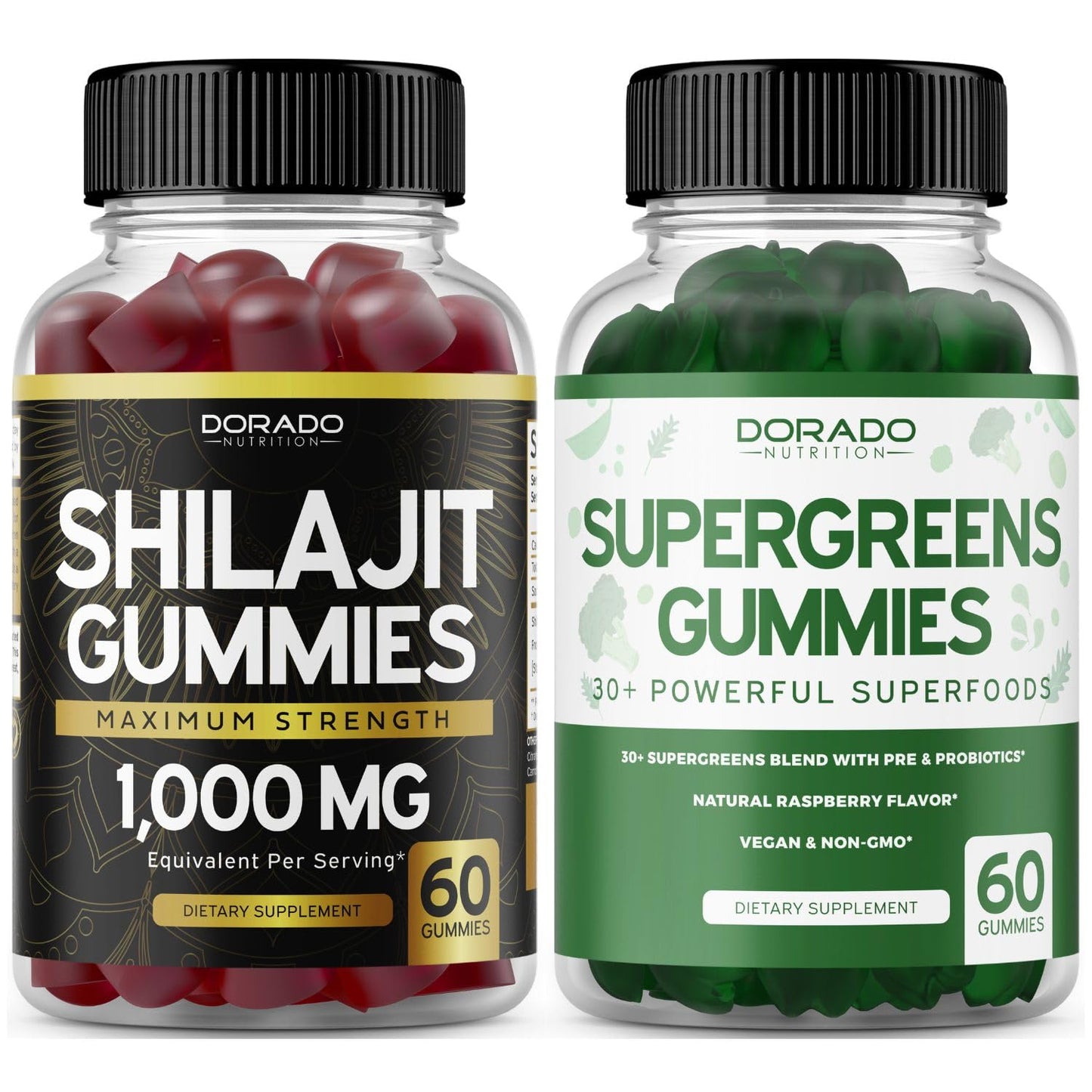 DORADO NUTRITION Shilajit with Supergreens Gummies, 120 Count