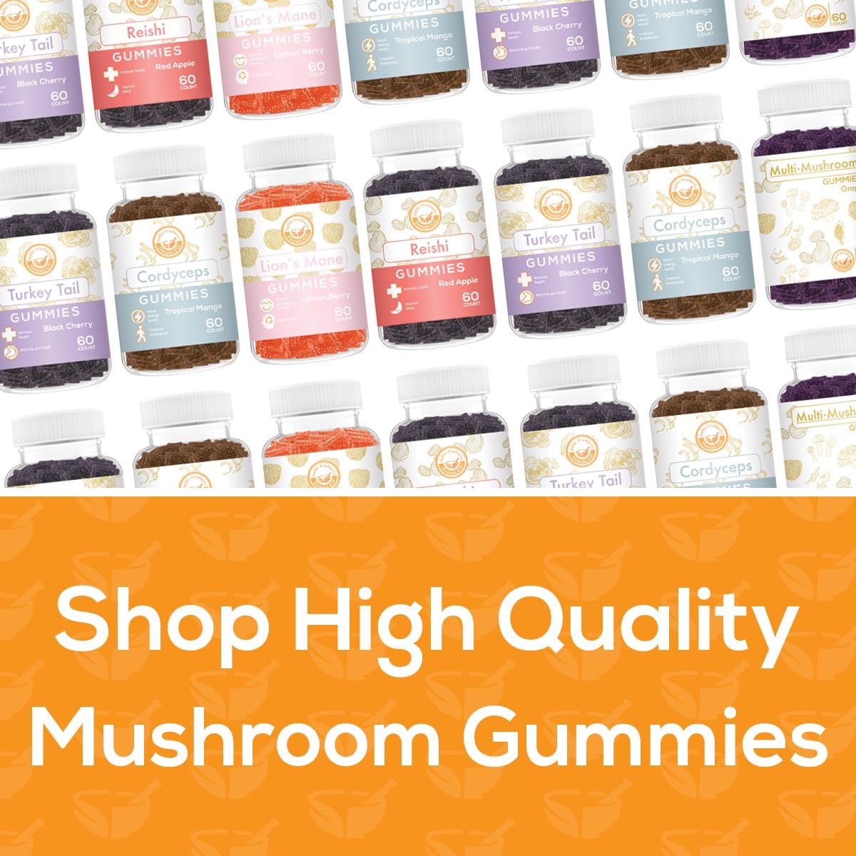 Safer Products Cordyceps Mushroom Gummies, Gummy, 120 Count