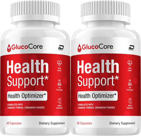 Indelo Gluco Core Capsules – GlucoCore Natural Blend Daily Health Supplement, 120 Capsules