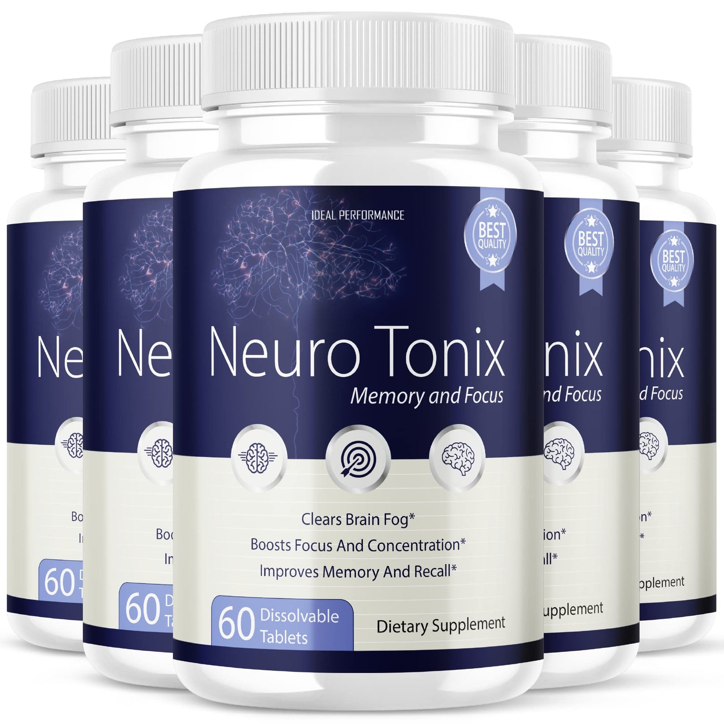 IDEAL PERFORMANCE Neurotonix Memory Supplement 300 Capsules