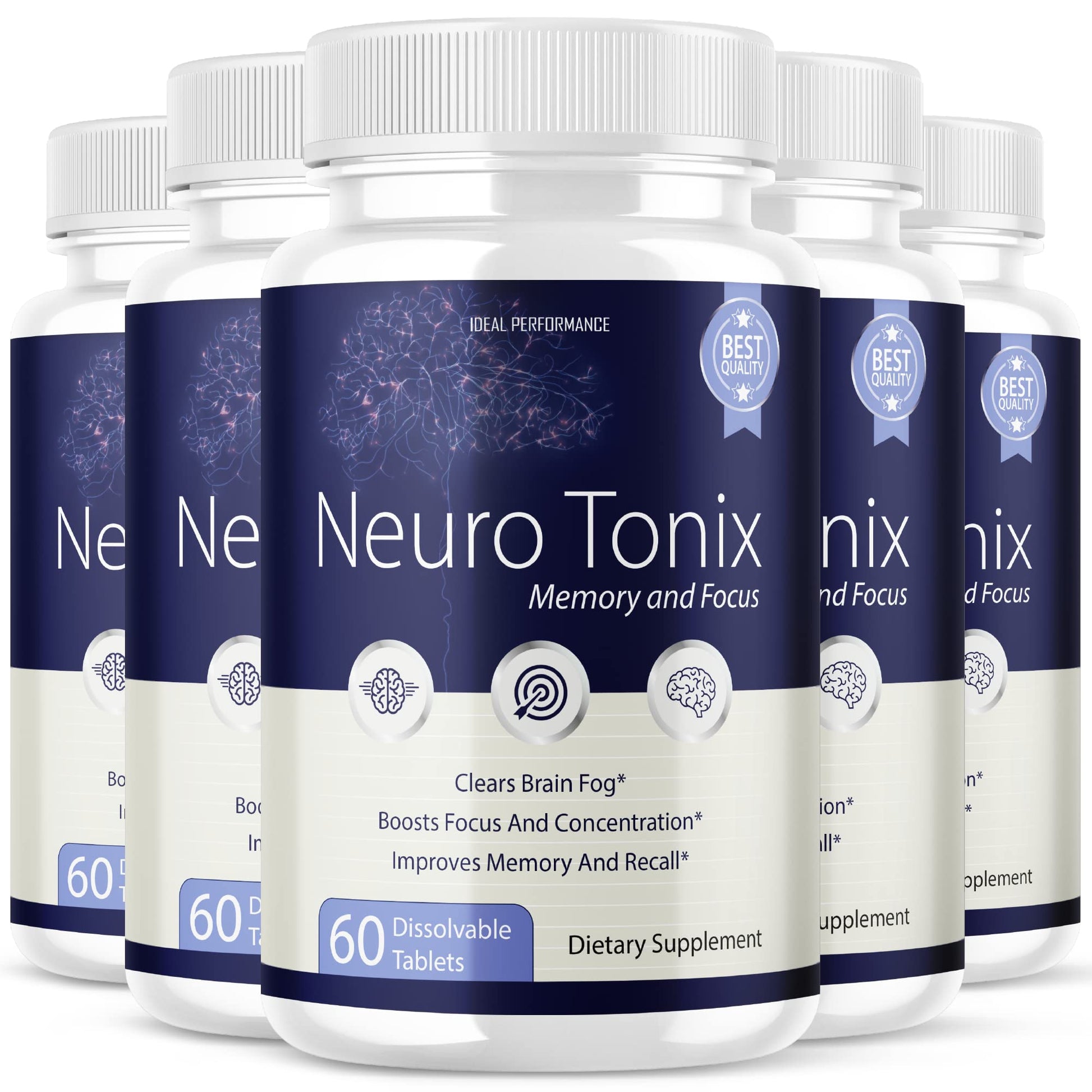 IDEAL PERFORMANCE Neurotonix Memory Supplement 300 Capsules