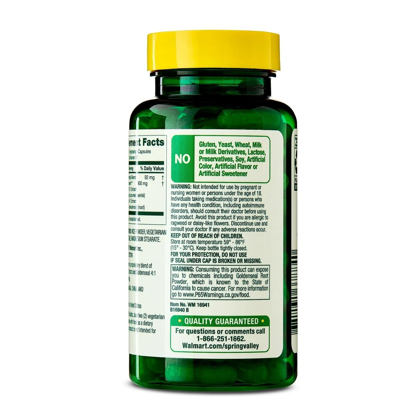 SCHMIDT EMPIRE Echinacea Goldenseal Blend 900 mg, 75 Vegetarian Capsules, Pack of 2