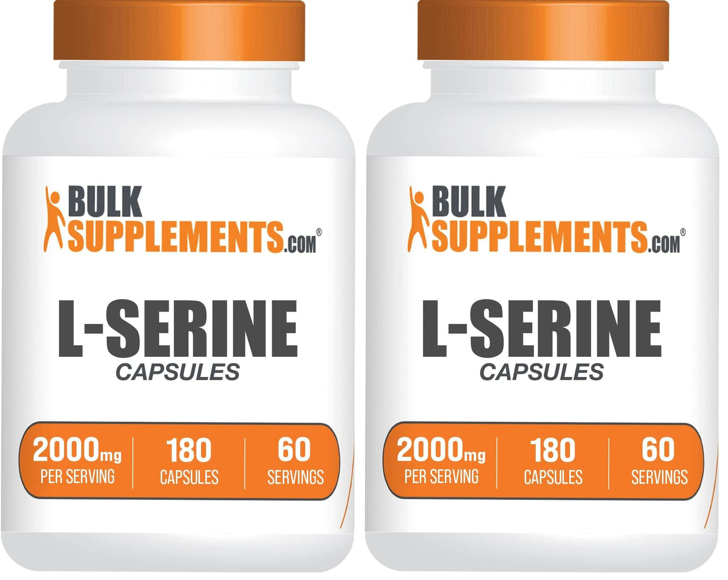 BulkSupplements L-Serine Capsules, 360 Capsules