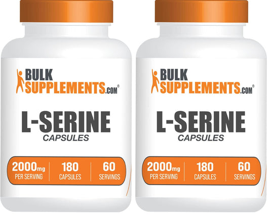 BulkSupplements L-Serine Capsules, 360 Capsules