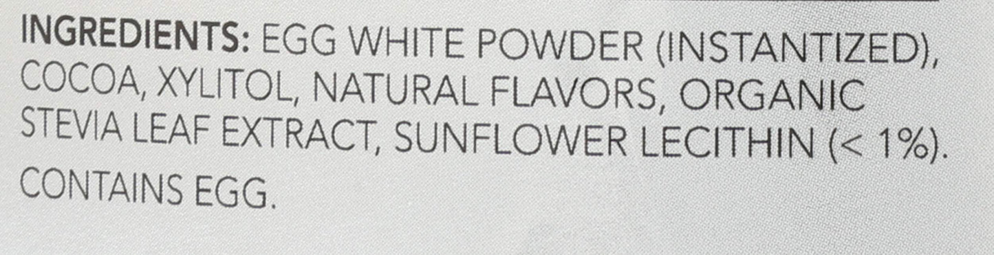 NOW Foods Egg White Protein Powder Chocolate 24 Ounces