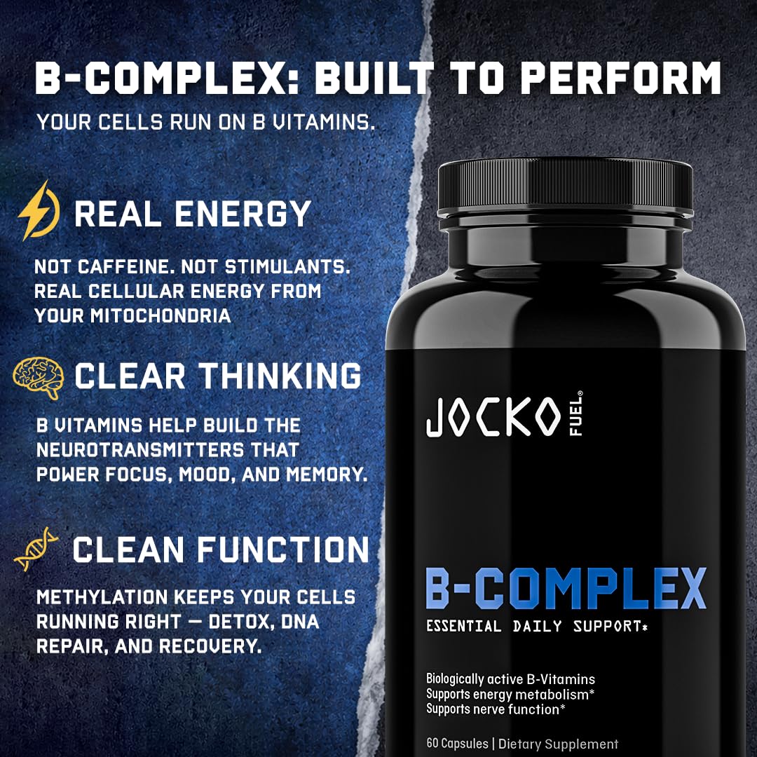 Jocko Fuel Vitamin B Complex Capsule 60 Count