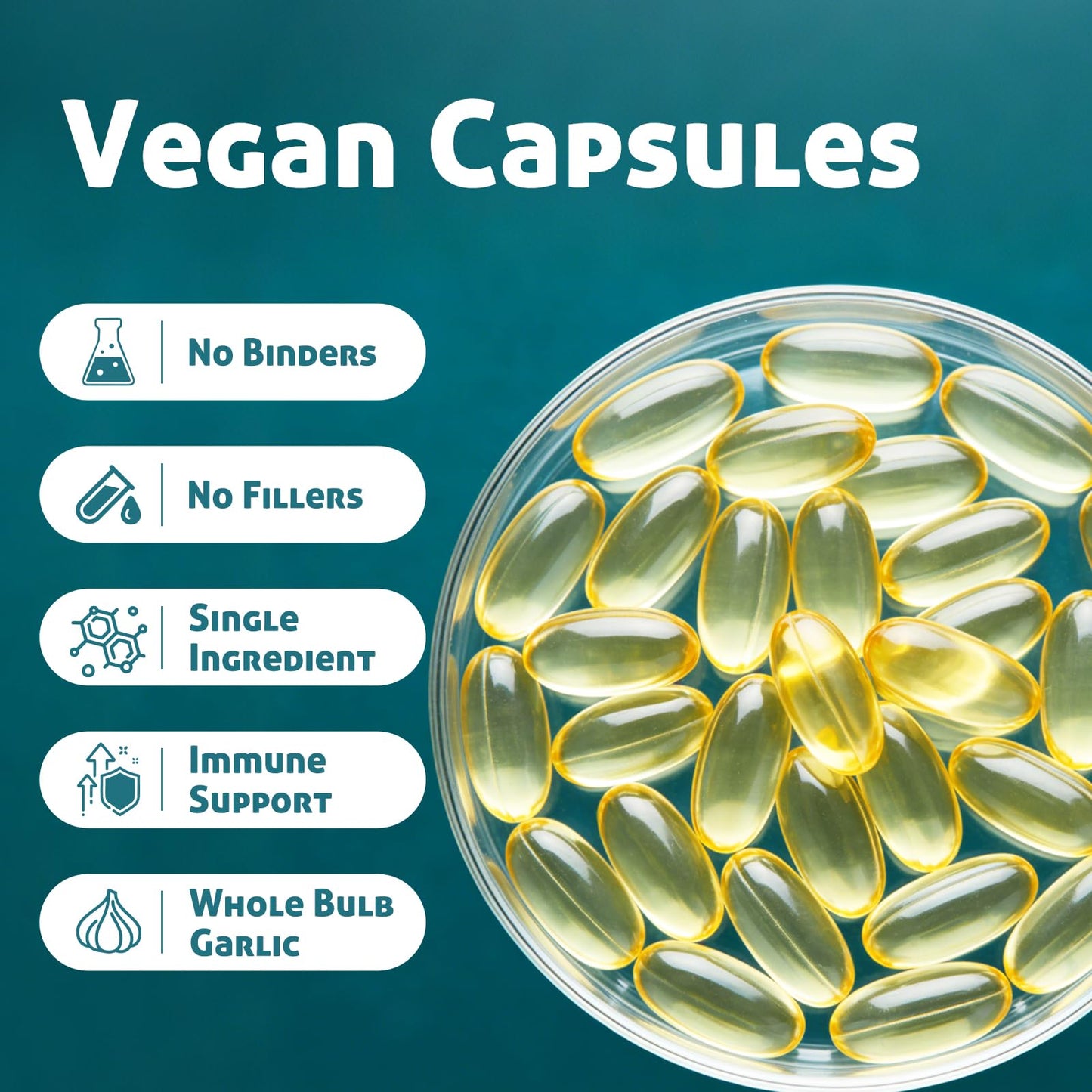 Oopeatol Garlic Oil with Allicin 60 Capsules
