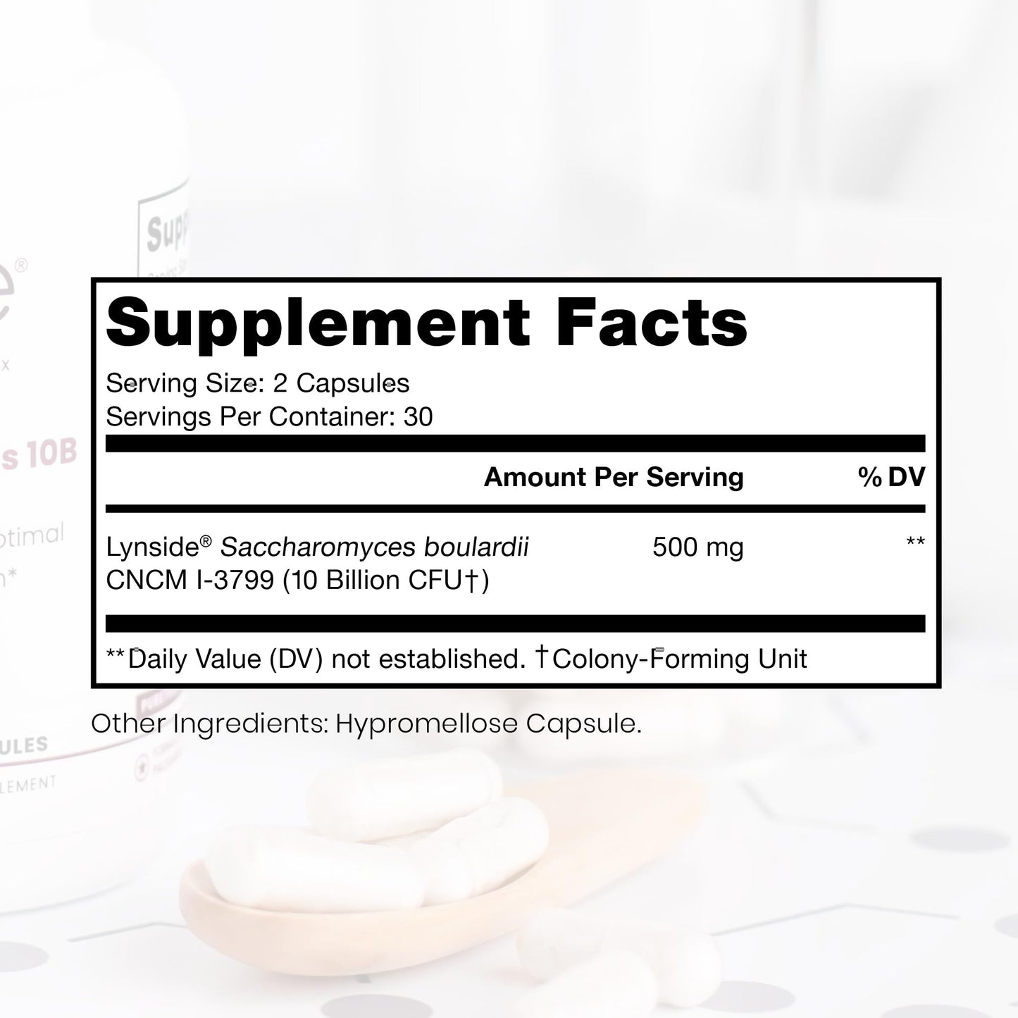 Pure Therapro Rx Saccharomyces boulardii Probiotics 60 Capsules