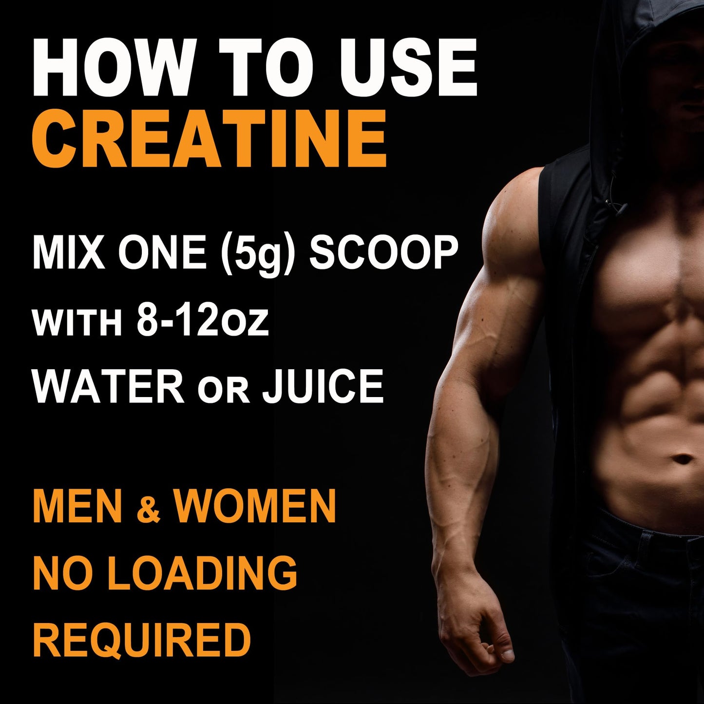It's Just! Creatine Monohydrate Powder 35.2 oz
