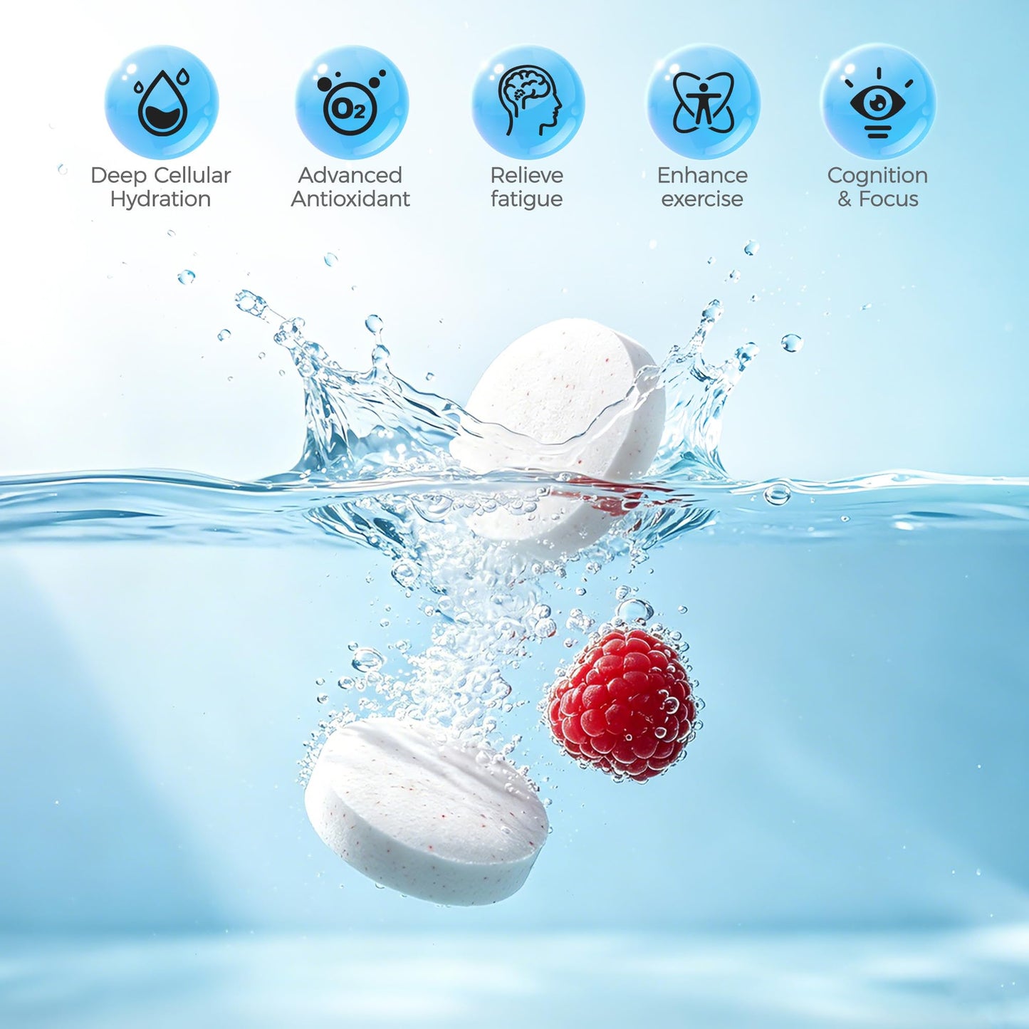 Hekeauo Hydrogen Water Tablets 60 Tablets