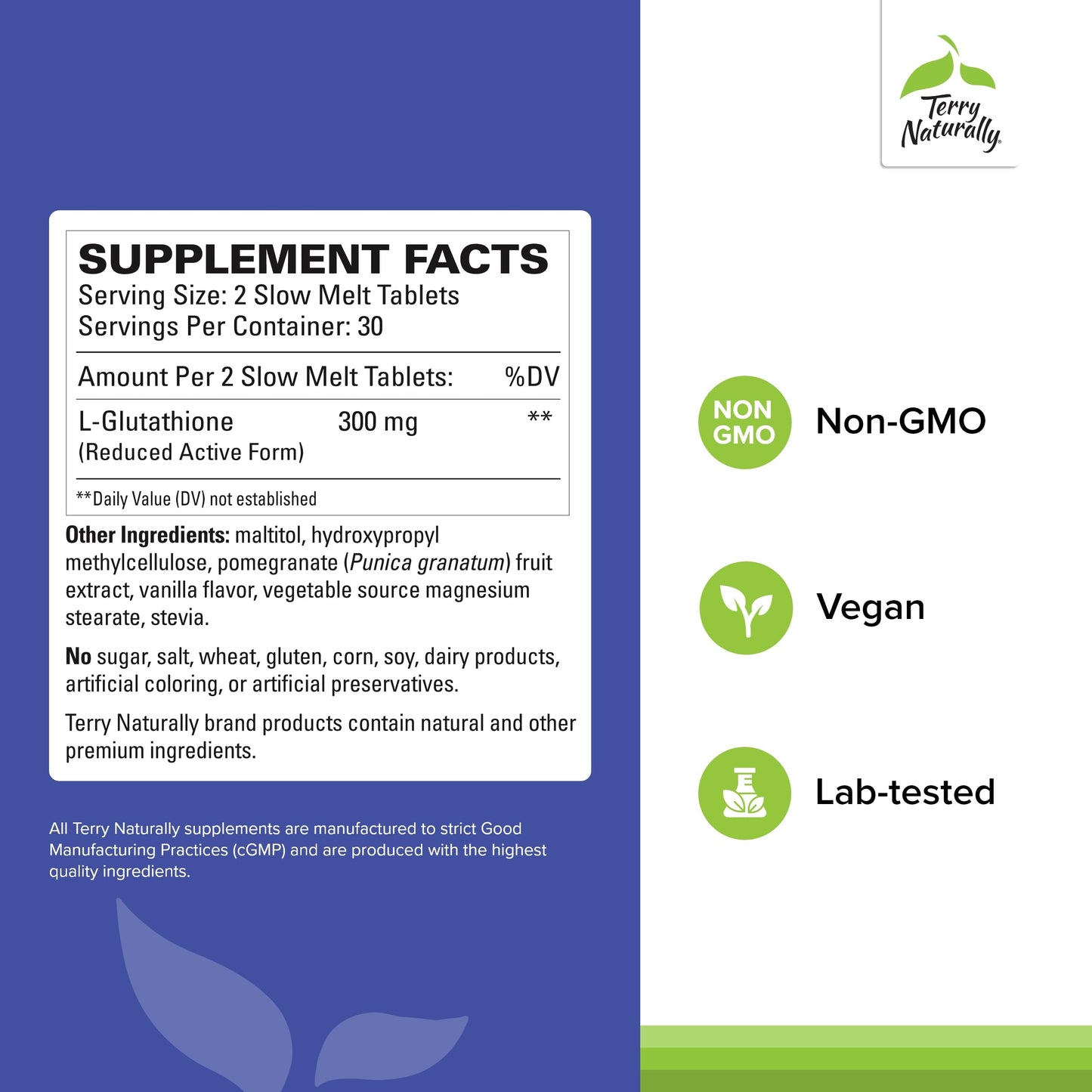 Terry Naturally Clinical Glutathione Tablets, 180 Tablets