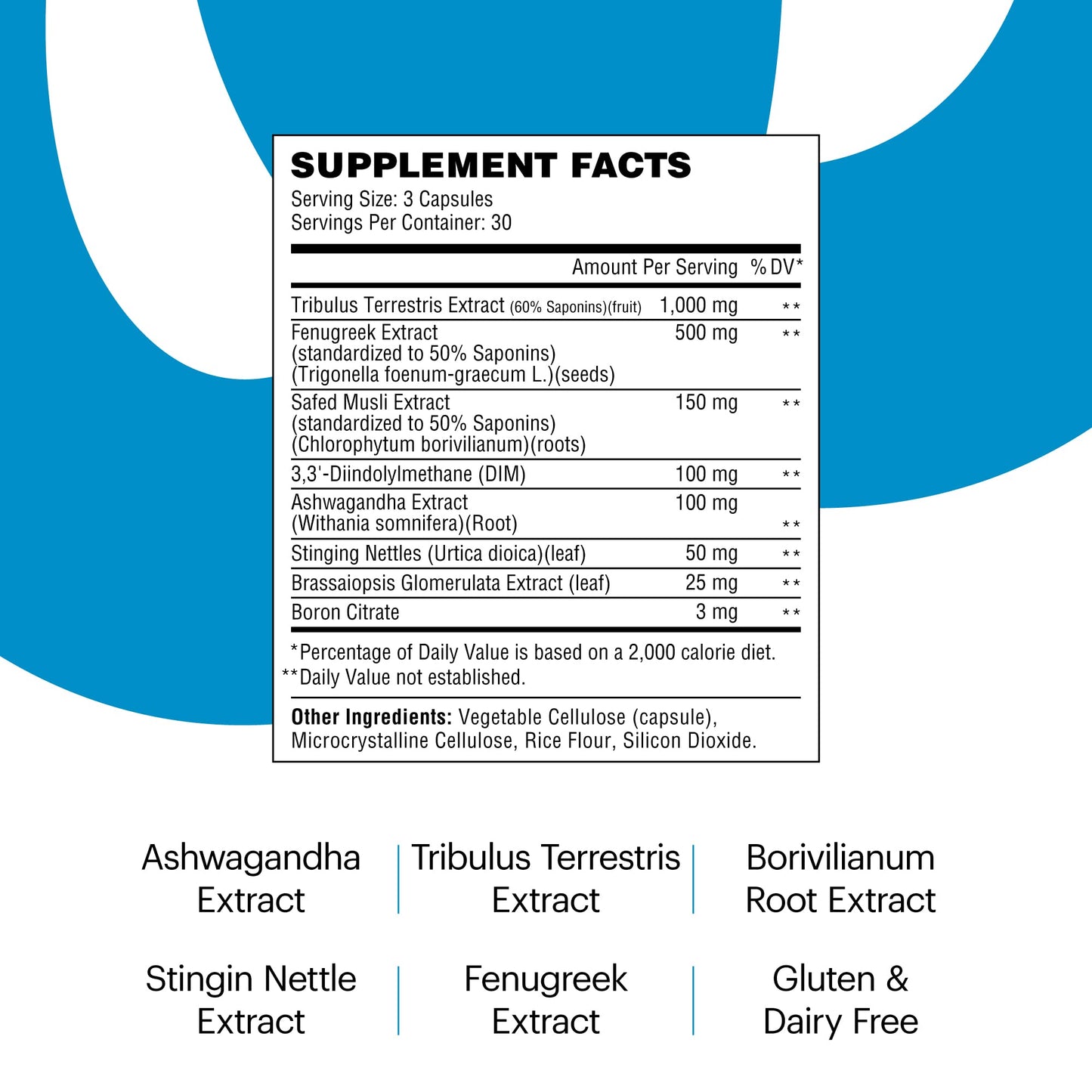 Wellthy Enhance Testosterone Supplement and Estrogen Blocker for Men Capsule 90 Count