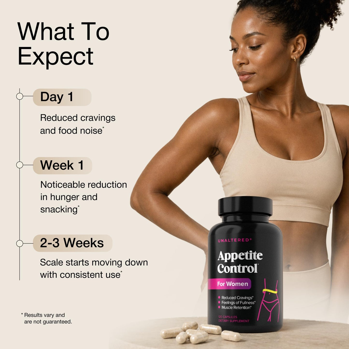 UNALTERED Appetite Control for Women 120 Capsules
