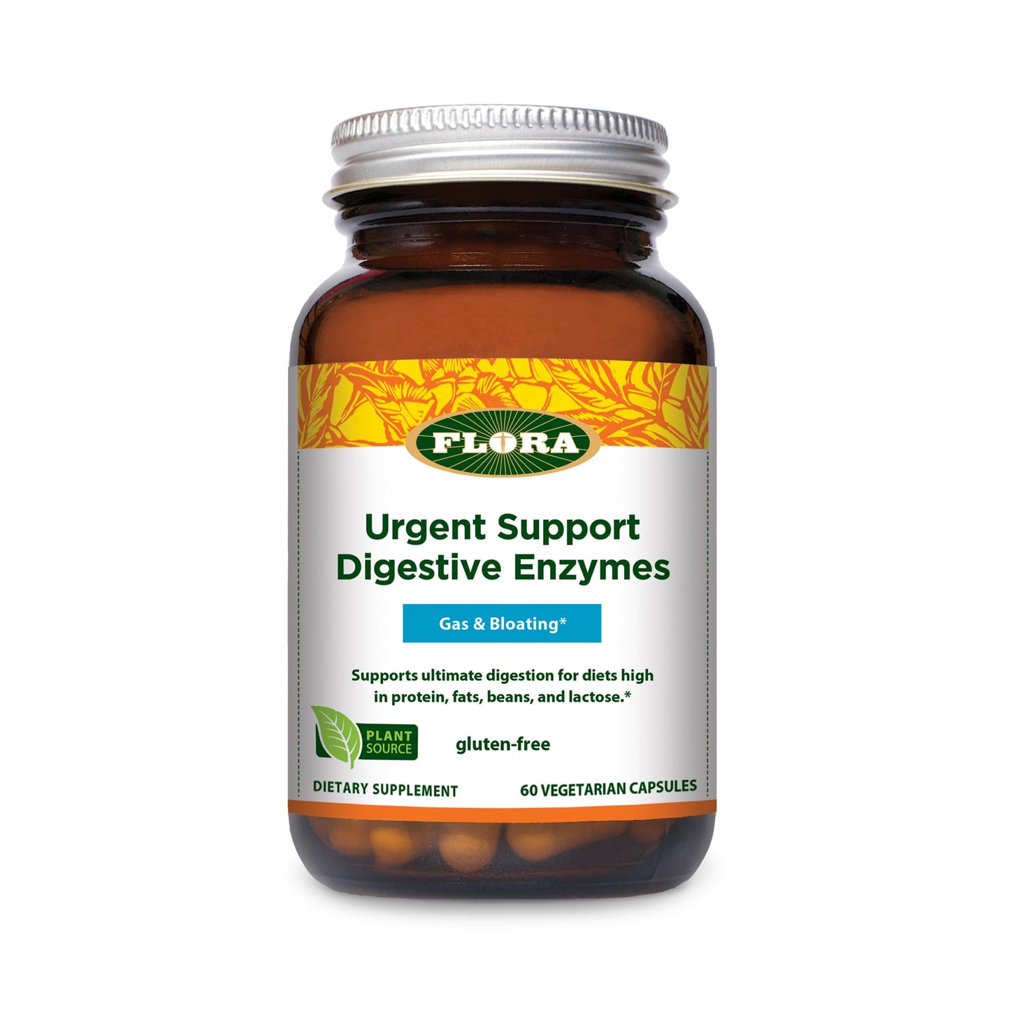 Flora Advanced Adult Enzyme Blend with Lactase Capsule, 60 Count
