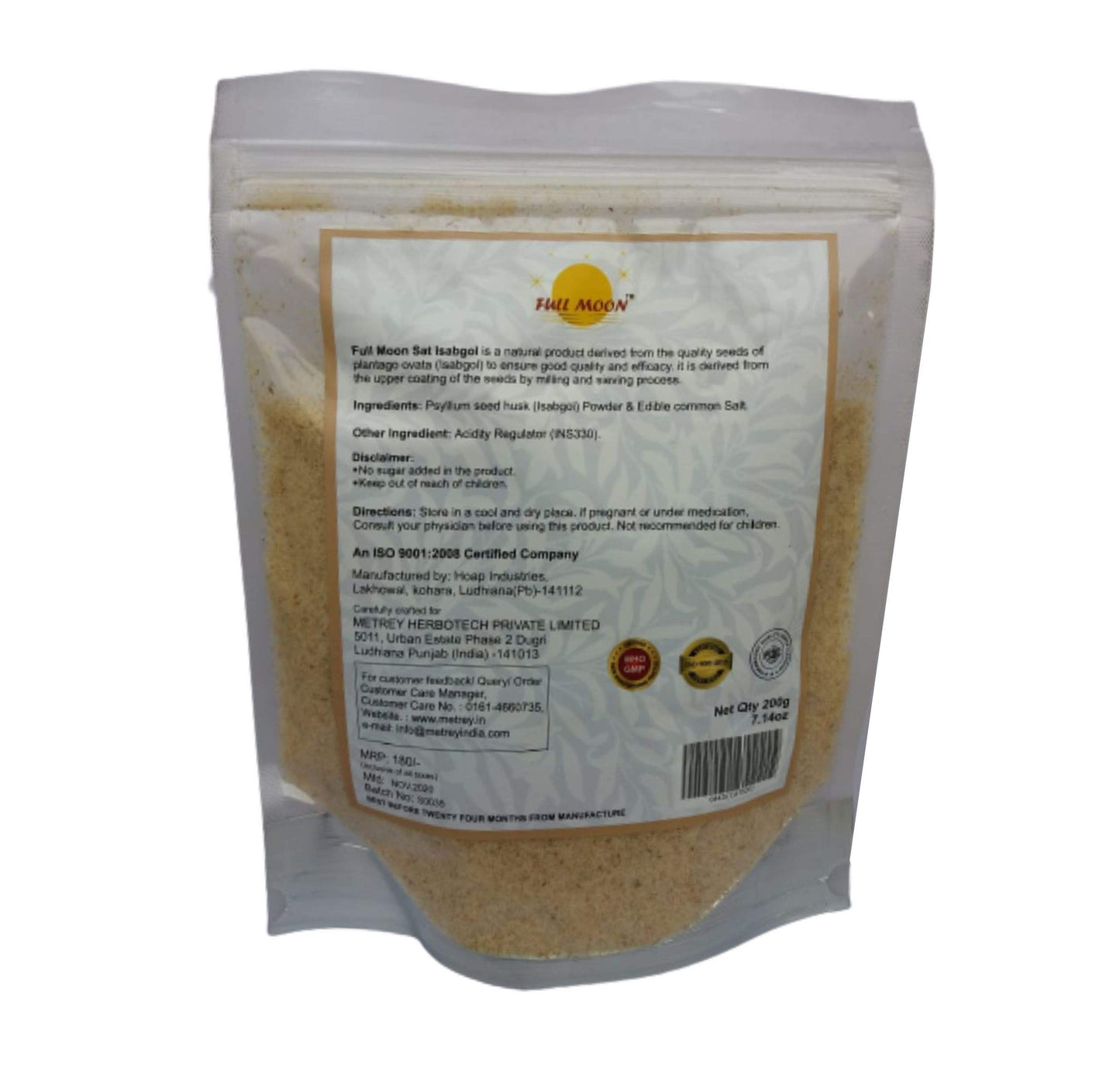 Metrey Psyllium Husk Isabgol 2 Capsules