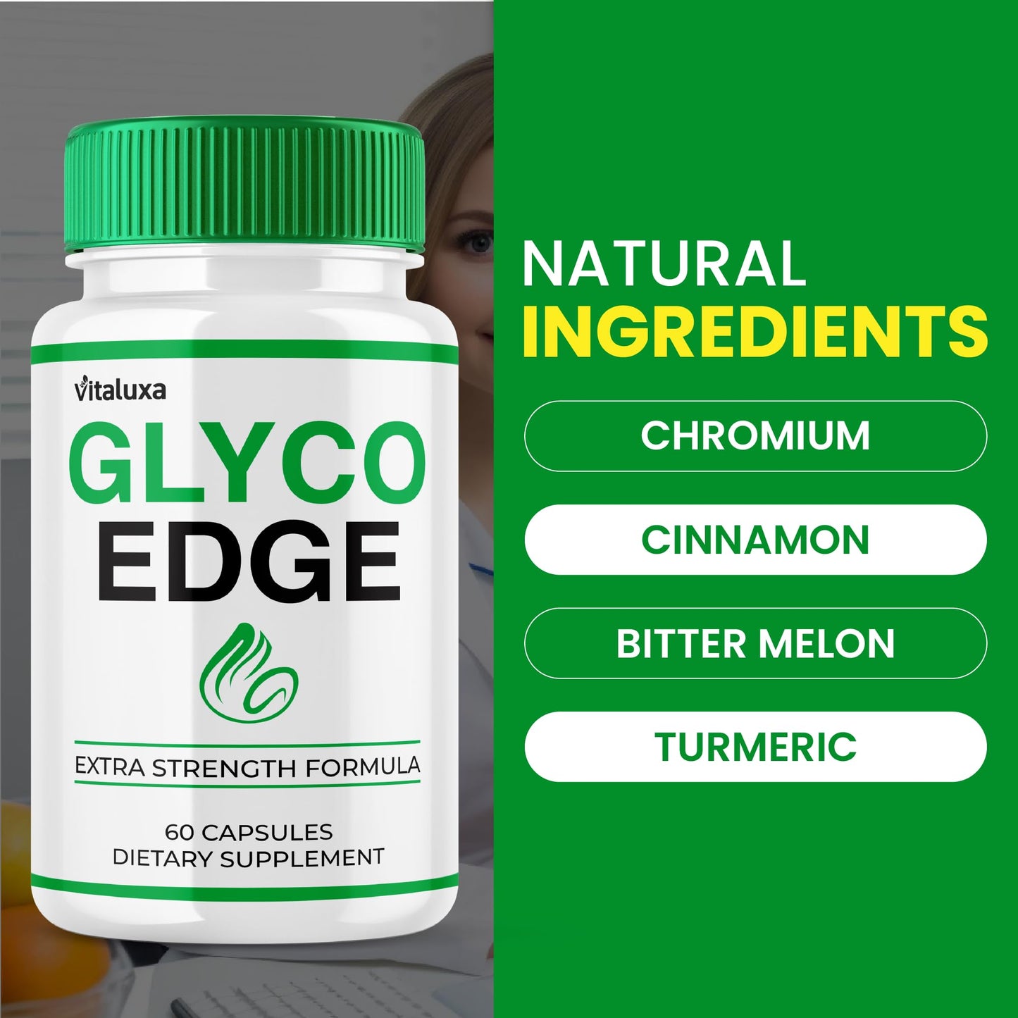 Vitaluxa Glyco Edge Blood Support Capsules 60 Count