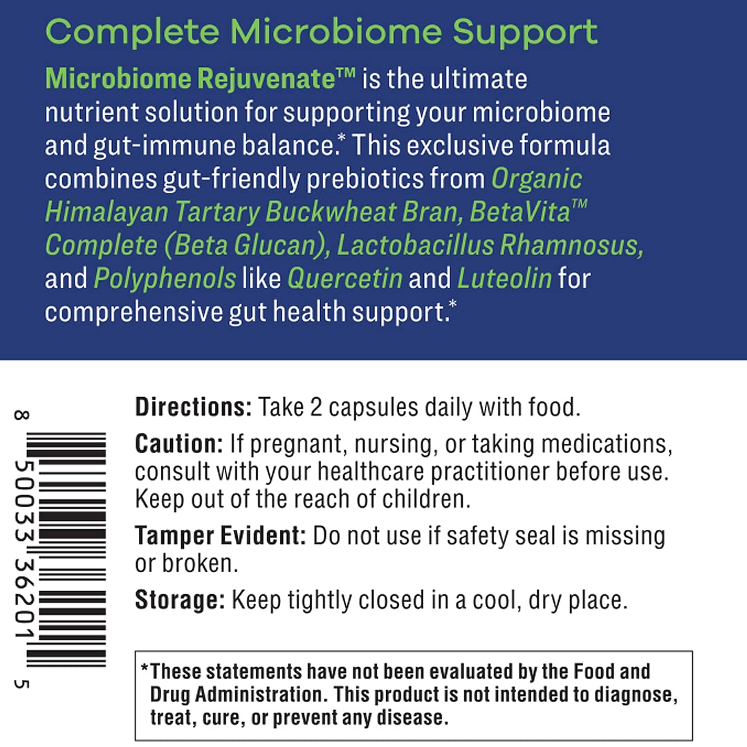 BIG BOLD HEALTH Microbiome Rejuvenate Prebiotic + Probiotic Supplement 60 Capsules
